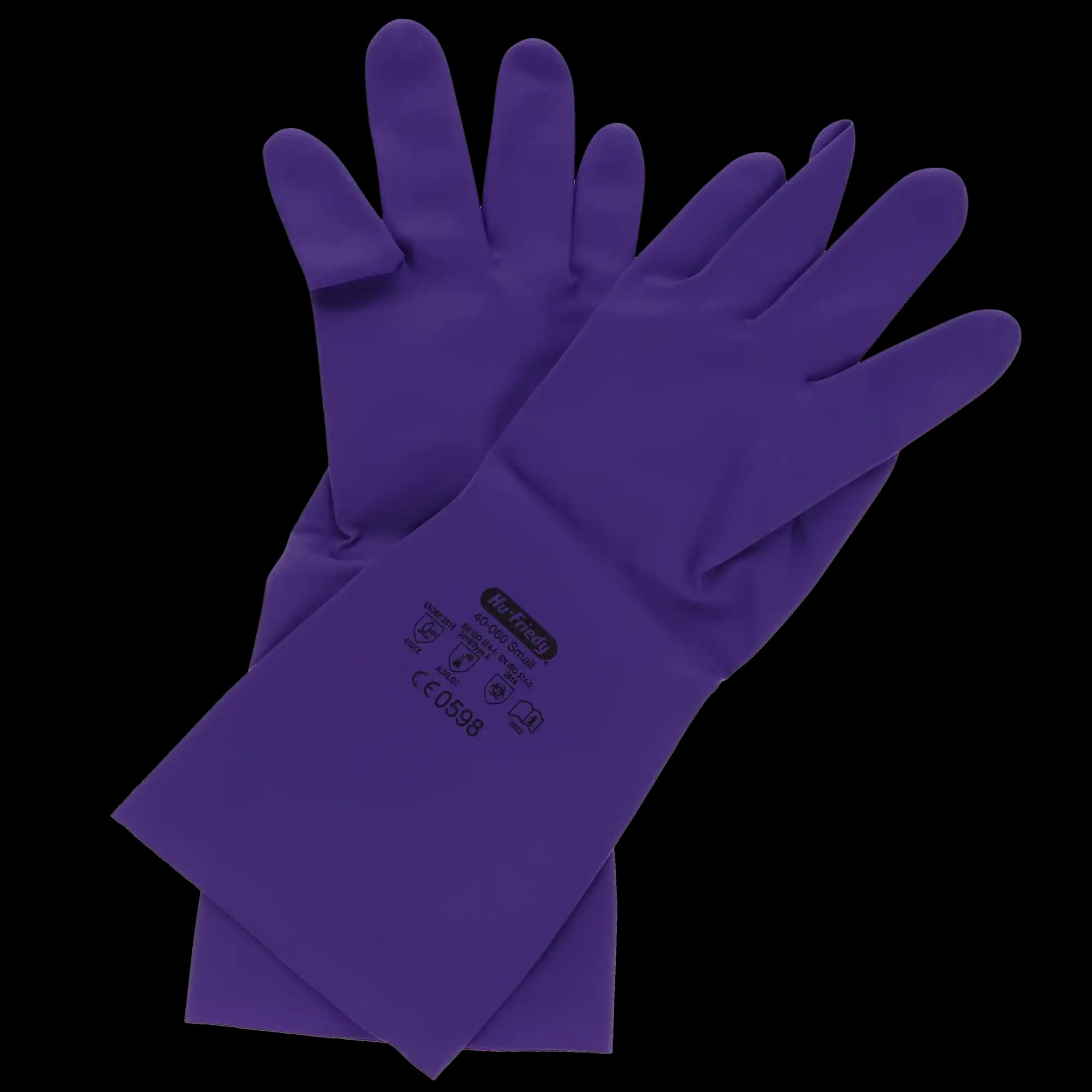 IMS Lilac Nitrile Utility Gloves, Powder-Free, Flock-Lined, Small (Size 7), 3 Pairs/Pkg, 40-060 thumbnail 6