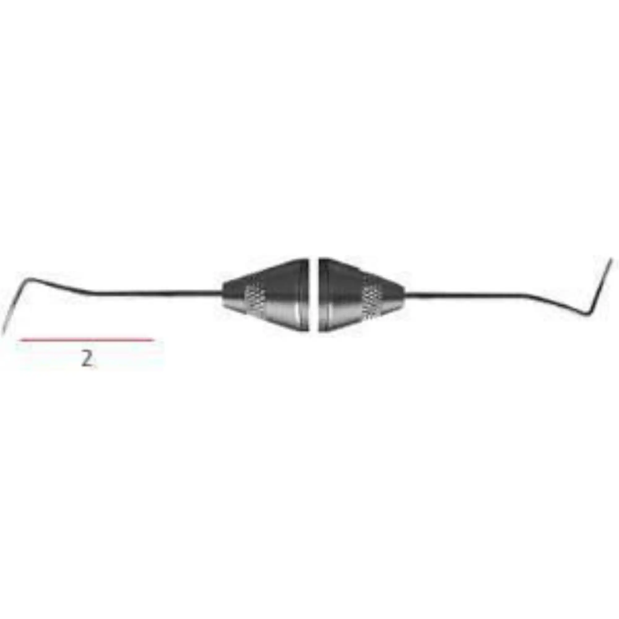 Hu-Friedy EXD26 Explorer #2 Double-Ended, #6 Satin Steel Handle, 1/Pk thumbnail 2