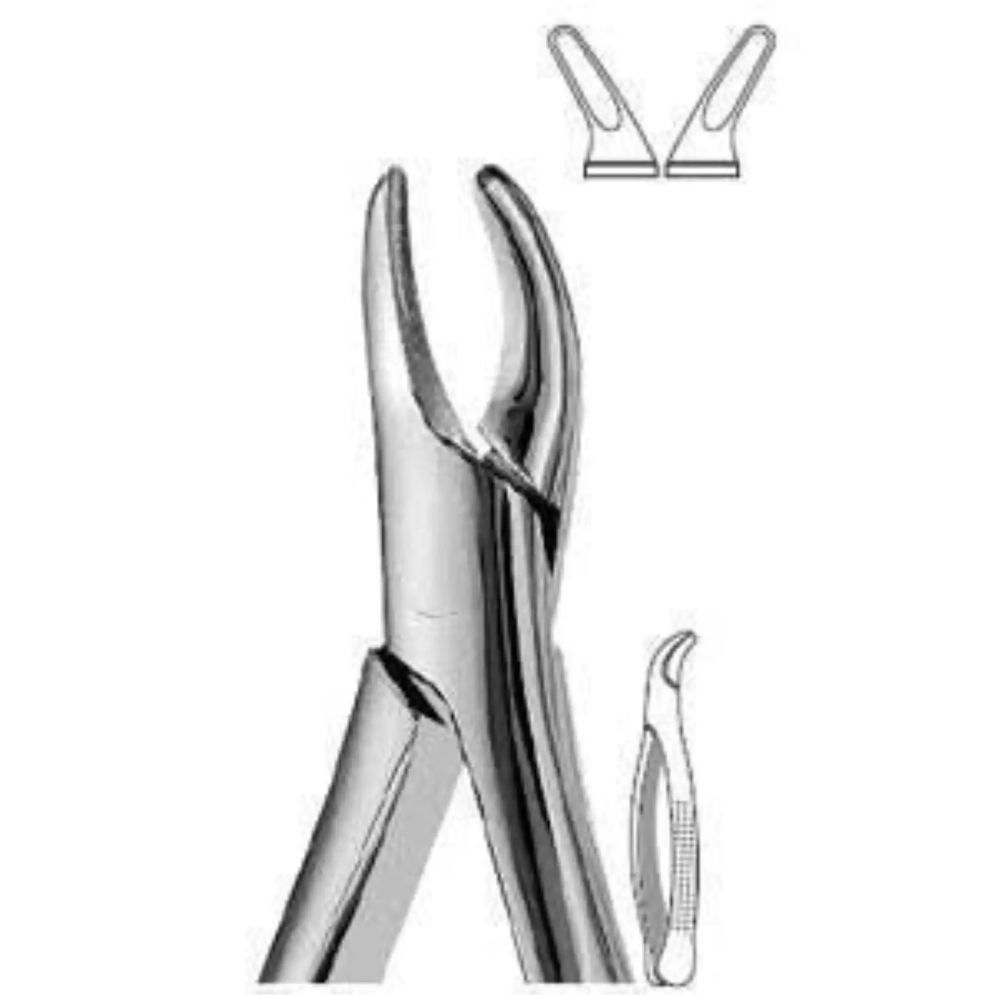 Hu-Friedy Presidential Extraction Forceps, Pedodontic Series, Universal, #150S, Upper Primary Teeth and Roots, 1/Pk, F150S thumbnail 2