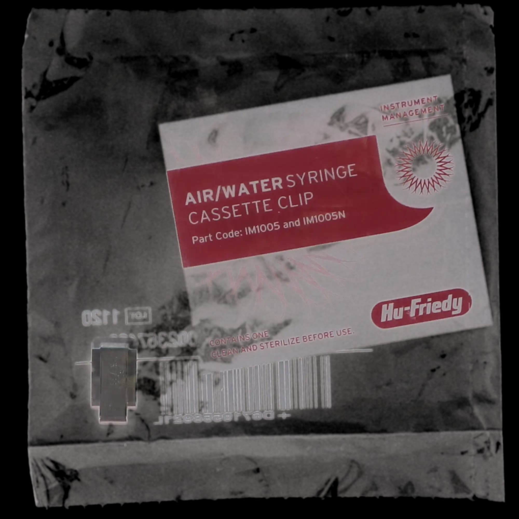 Hu-Friedy IMS Signature Series Air/Water Syringe Tip Clip, Autoclavable, for Large or Small Cassettes, 1/Pk, IM1005 thumbnail 5