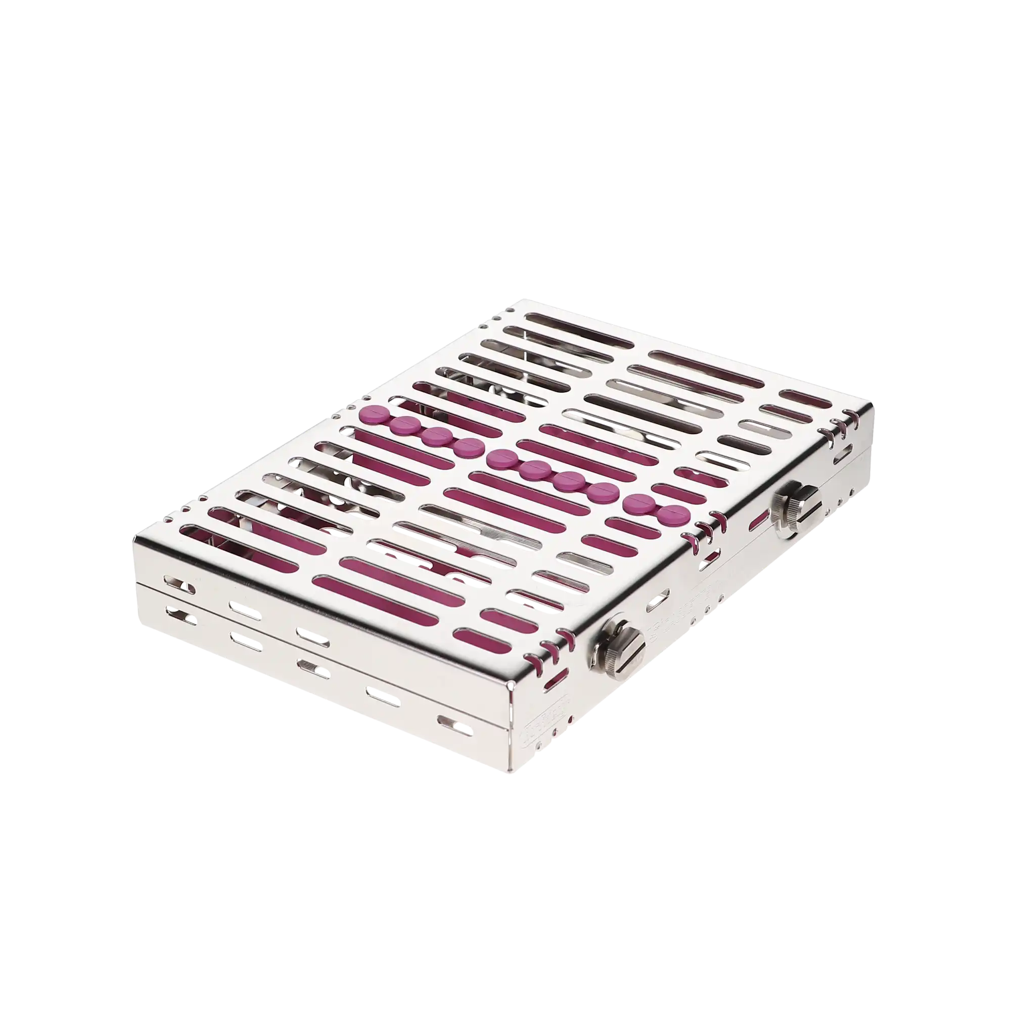 Hu-Friedy IMS Signature Series Instrument Cassette, 10-Instrument, Small, Purple/Lavender, Stainless Steel, 5.5" x 8" x 1.25", 1/Pk, IM5106 thumbnail 2