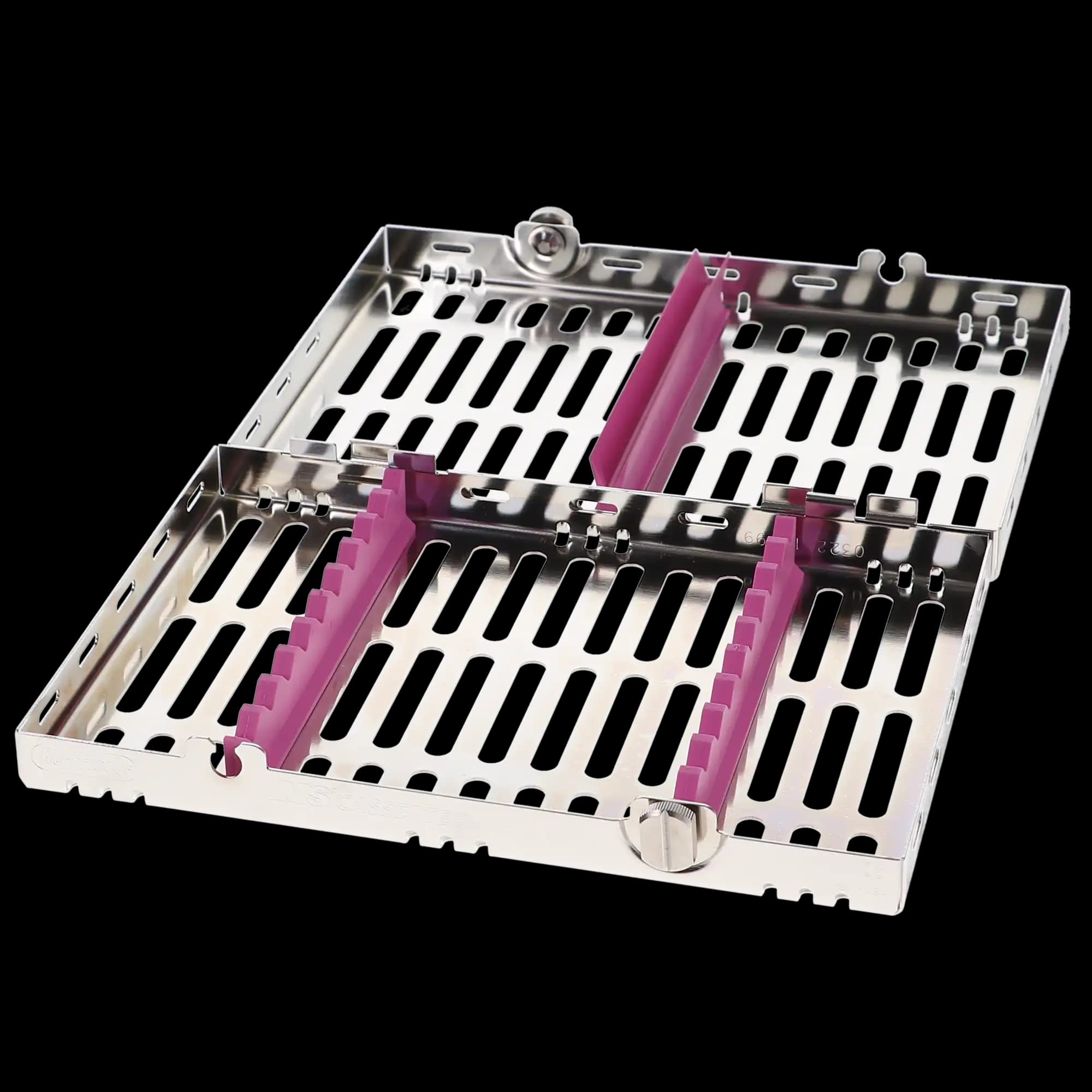 Hu-Friedy IMS Signature Series Instrument Cassette, 10-Instrument, Small, Purple/Lavender, Stainless Steel, 5.5" x 8" x 1.25", 1/Pk, IM5106 thumbnail 3