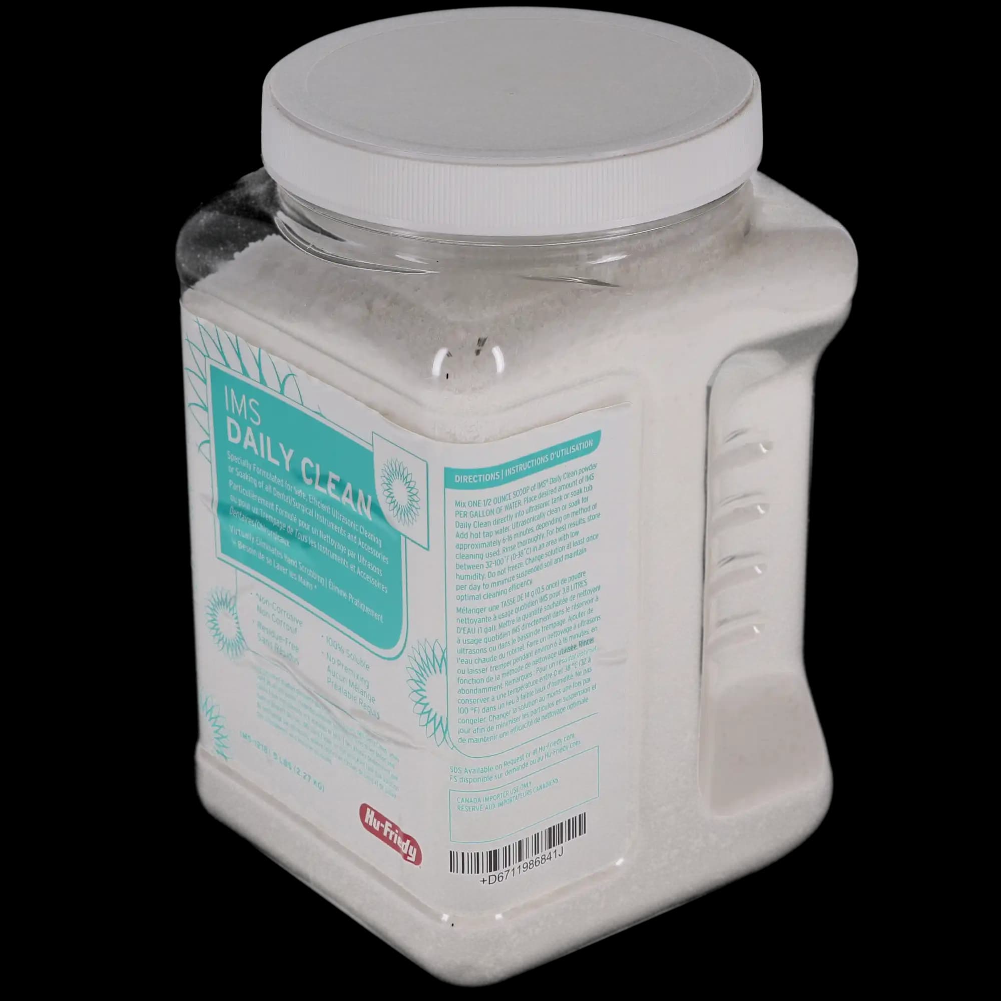 Hu-Friedy IMS Daily Clean General Purpose Detergent, 5 lb (2.27 kg) Container, Makes 160 Gallons, IMS-1218 thumbnail 4