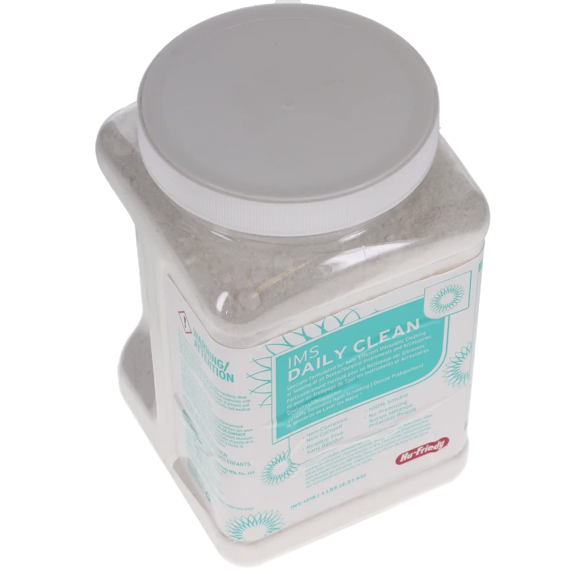 Hu-Friedy IMS Daily Clean General Purpose Detergent, 5 lb (2.27 kg) Container, Makes 160 Gallons, IMS-1218 thumbnail 6
