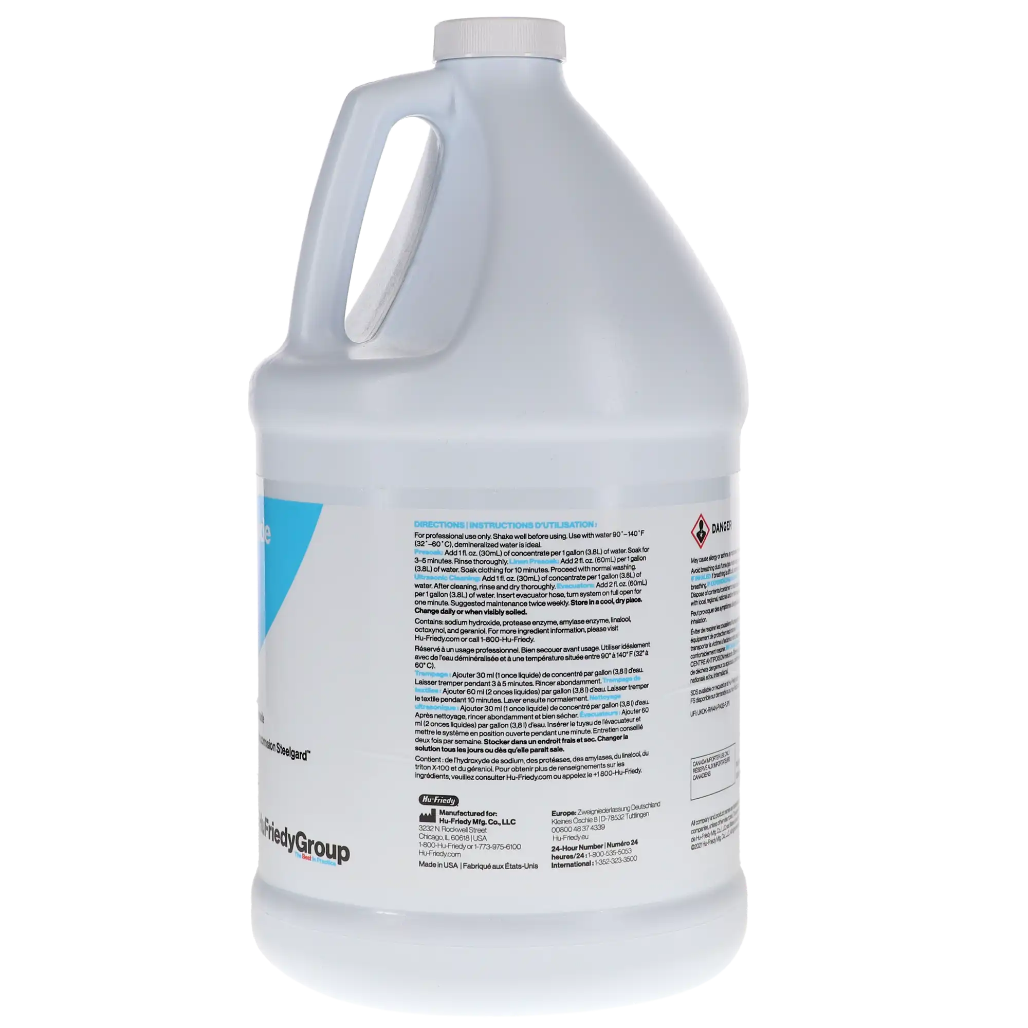 Enzymax Dual Enzyme Ultrasonic Detergent & Presoak, Liquid Concentrate, 1 Gallon Bottle, IMS-1226 thumbnail 5