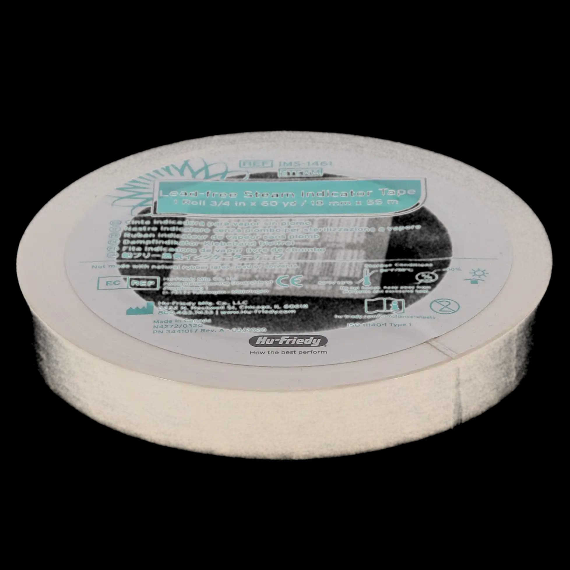 Hu-Friedy IMS Lead-Free Blank Steam Indicator Tape, 3/4" x 60 yds, IMS-1461 thumbnail 4