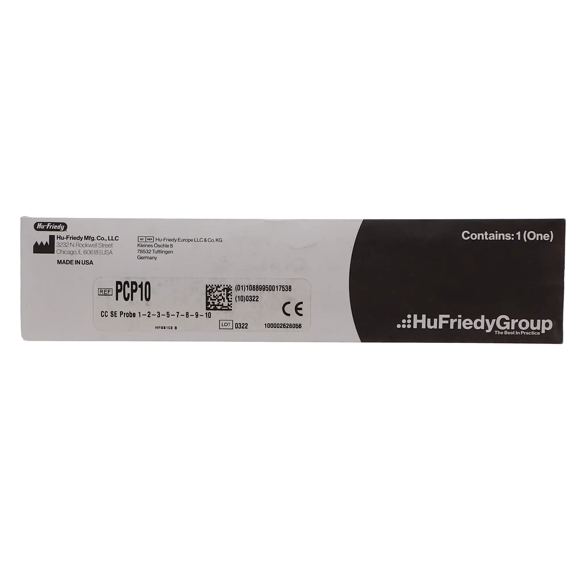 Hu-Friedy Qulix Color-Coded Periodontal Probe, Single-End, CP-10 (1-2-3-5-7-8-9-10), #30 Round Handle, PCP10 thumbnail 4