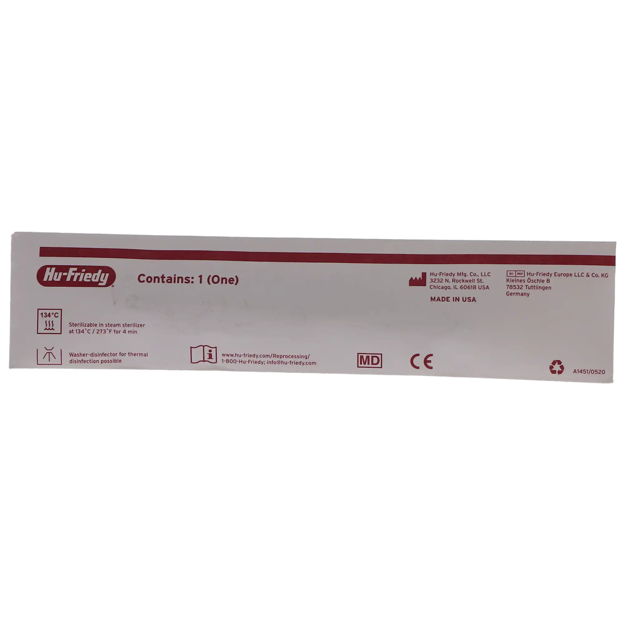 Hu-Friedy Qulix Color-Coded Periodontal Probe, UNC-15 (1-15), Single-End, #6 Satin Steel Handle, PCPUNC156 thumbnail 5