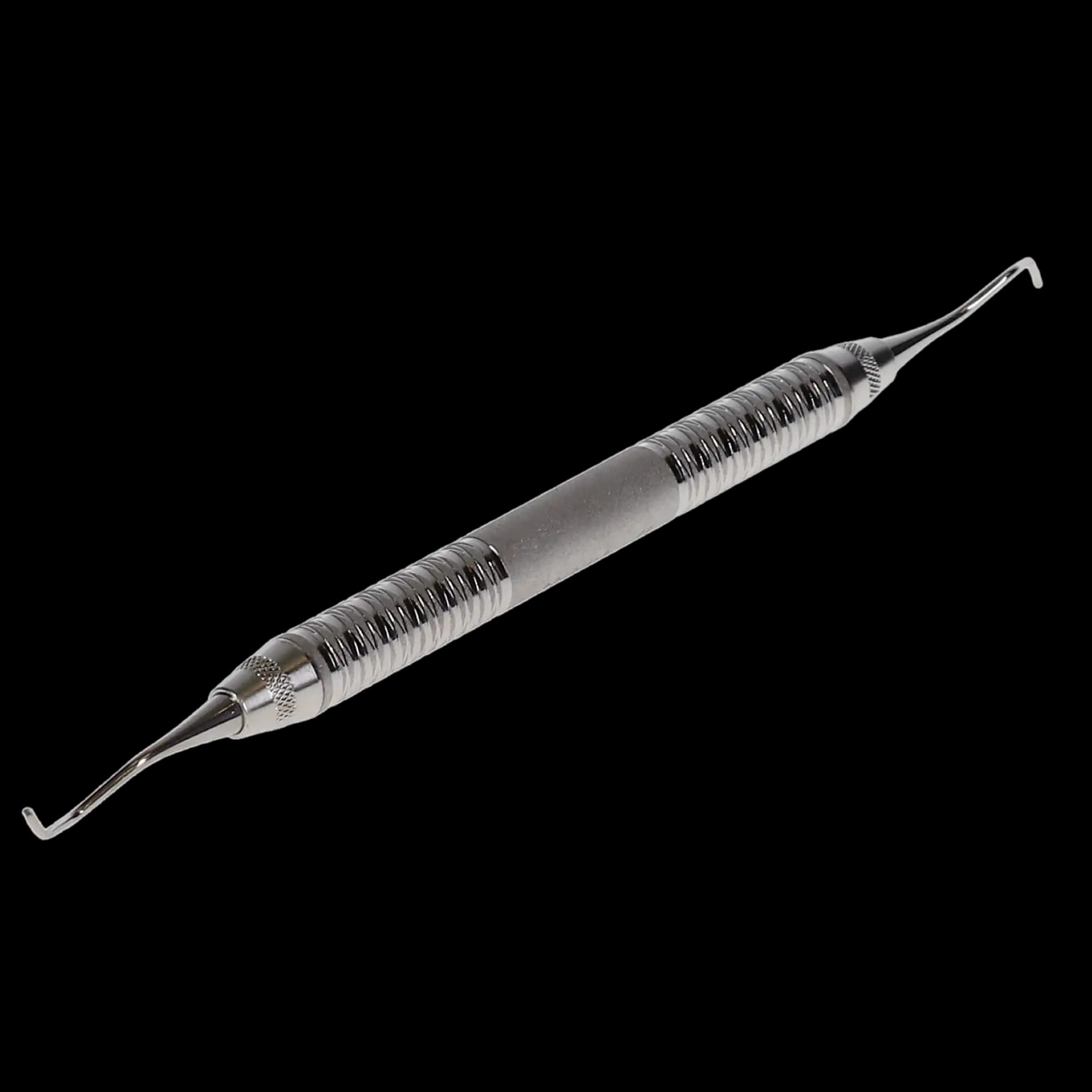 Hu-Friedy Columbia 4R/4L Universal Curette, Double-Ended, Posterior, #6 Satin Steel Handle, SC4R/4L6 thumbnail 3