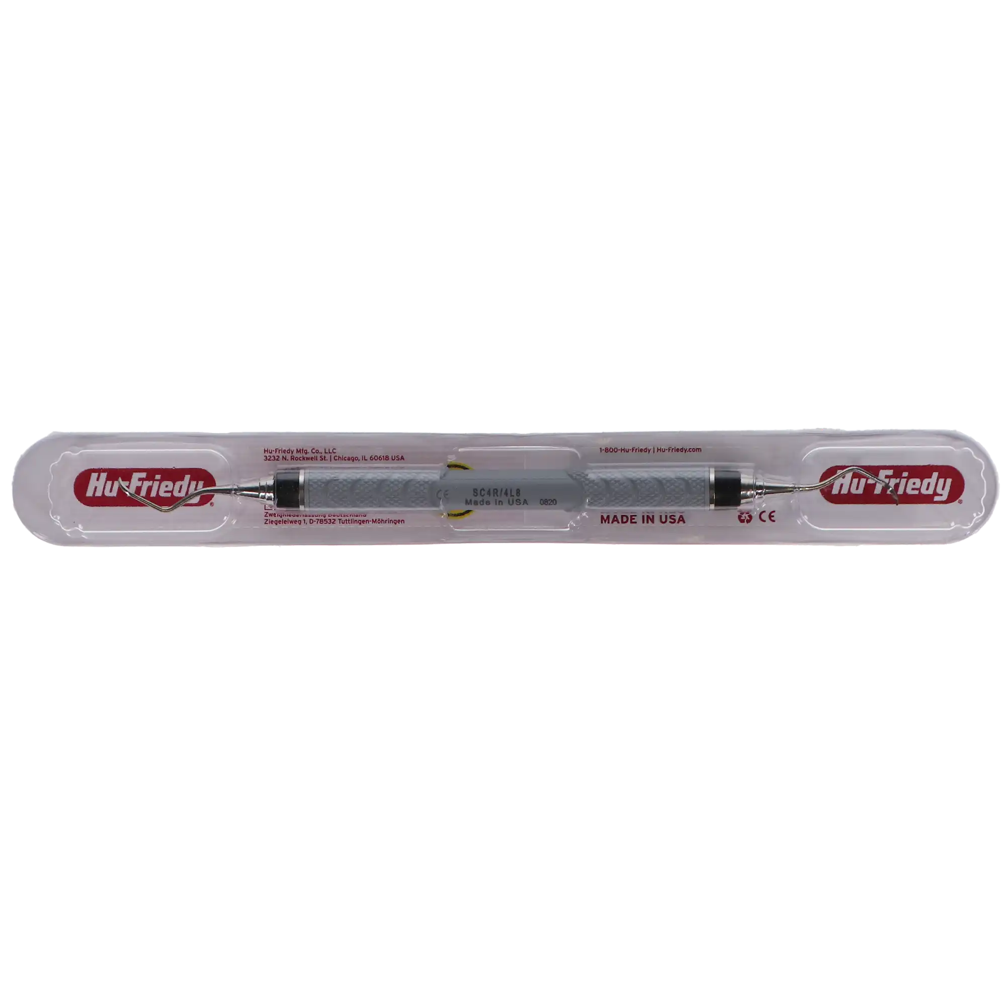 Hu-Friedy Universal Curette, Columbia 4R/4L, Double-Ended, Posterior, #8 ResinEight Handle, SC4R/4L8 thumbnail 5