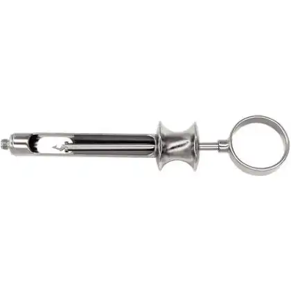 Hu-Friedy Type A Aspirating Anesthetic Syringe, Astra Style, 1.8 mL Cartridge, Stainless Steel, 1/Pk, SYRA thumbnail 7