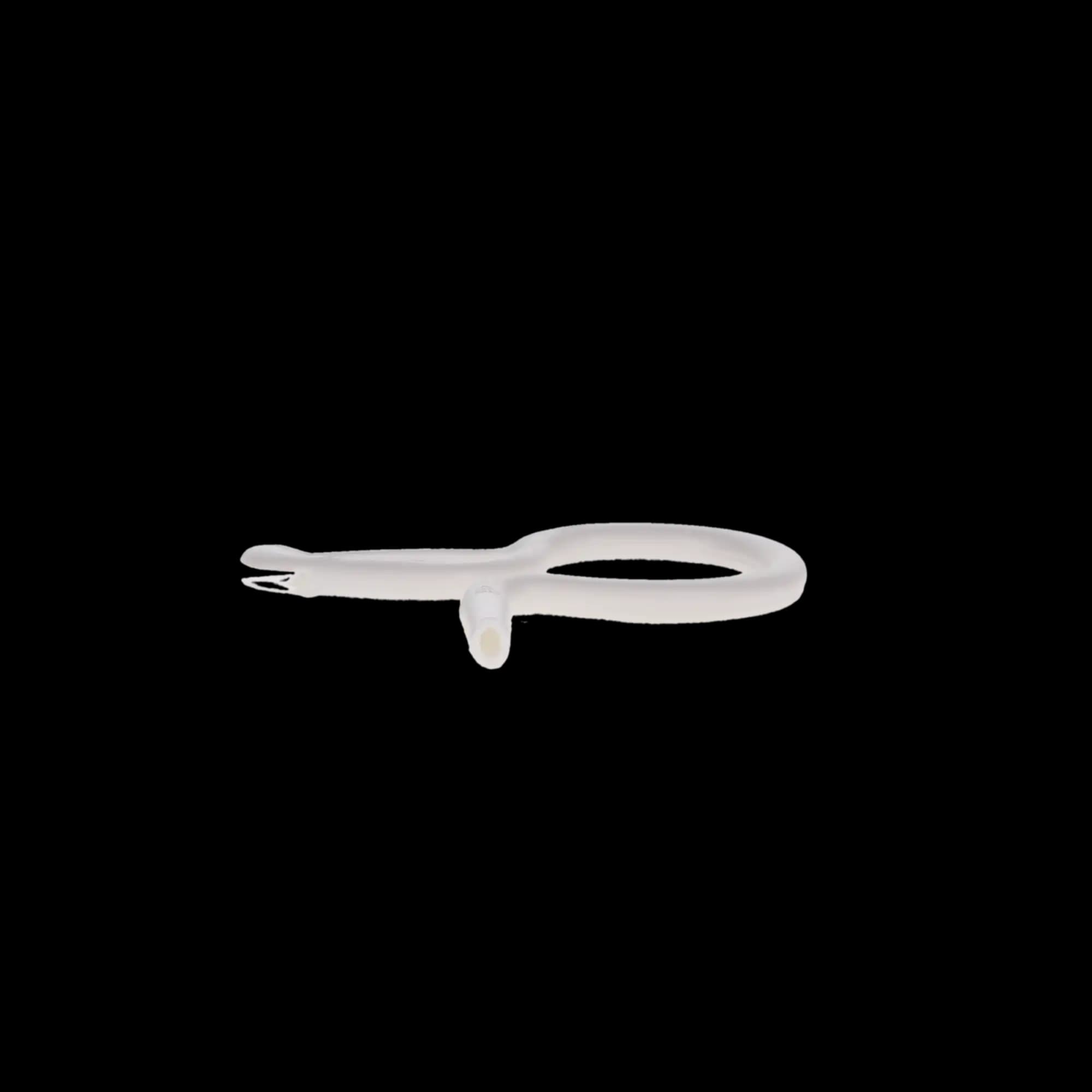 SweFlex Disposable Saliva Ejector Tips, Plastic, White, Anatomical Design, 100/Pk, 254150 thumbnail 3