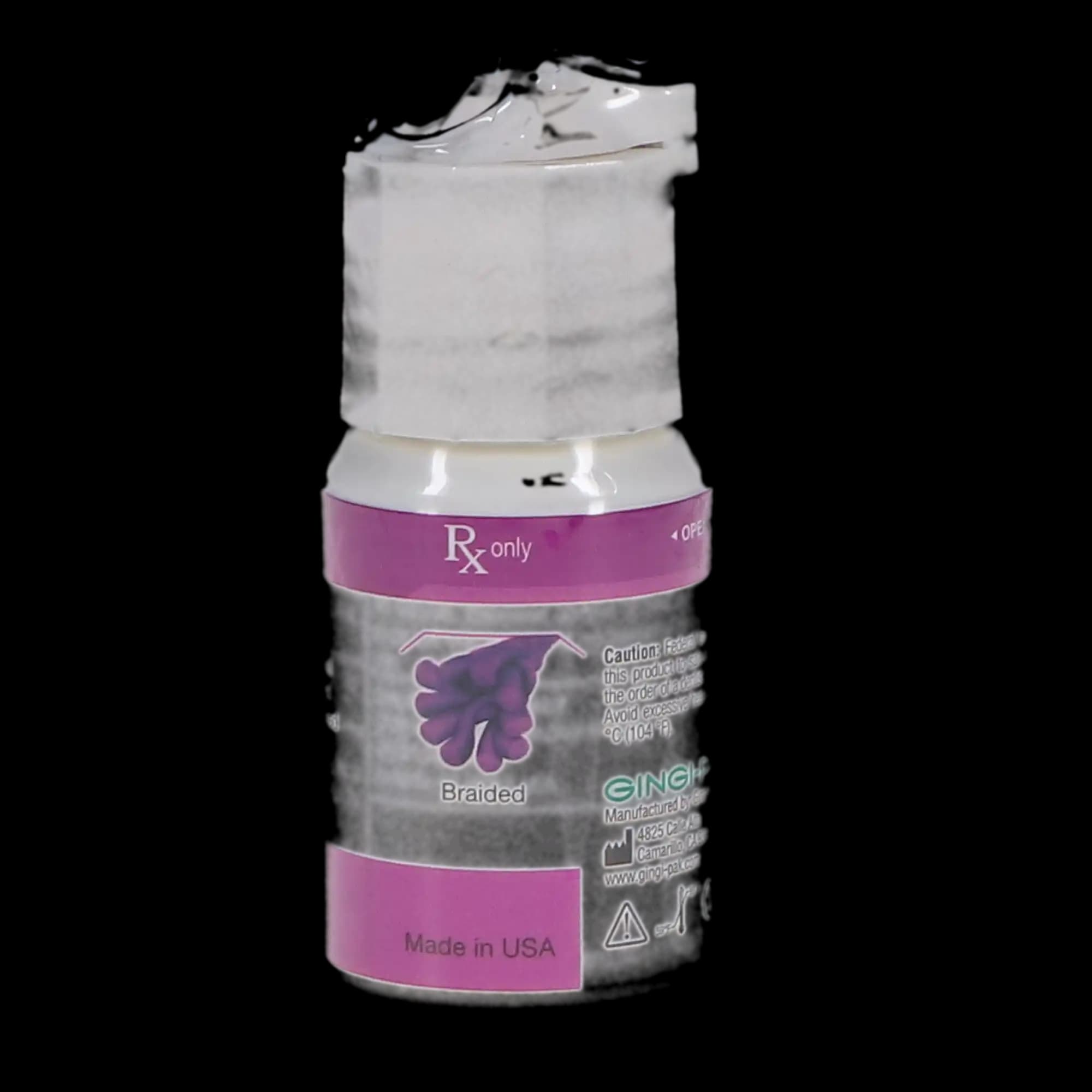Gingi-Plain® MAX Z-Twist® Weave Non-Impregnated Retraction Cord, #1 Thin, 100% Cotton, 108" Bottle, 11171M thumbnail 2