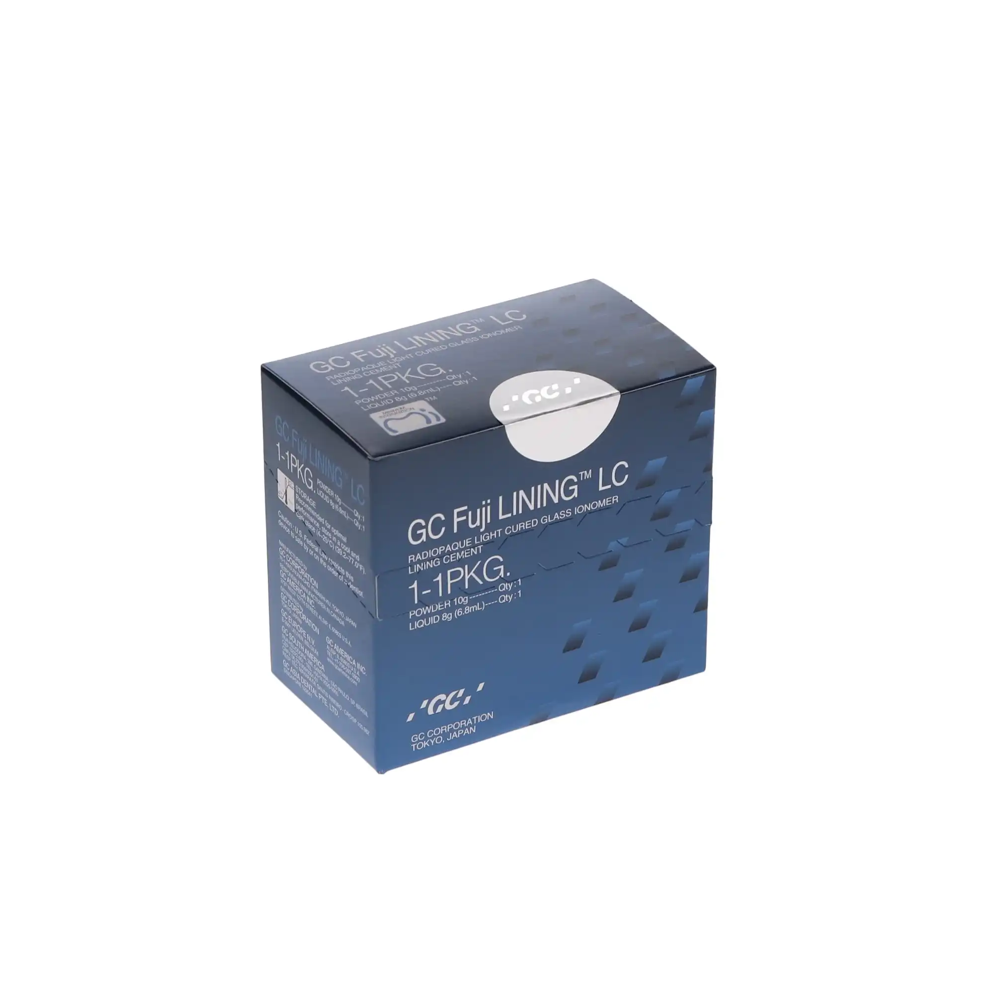 GC Fuji Lining LC Light-Cured Glass Ionomer Lining Cement, 1:1 Intro Package, 10 g Powder / 6.8 mL Liquid, 000021 thumbnail 11