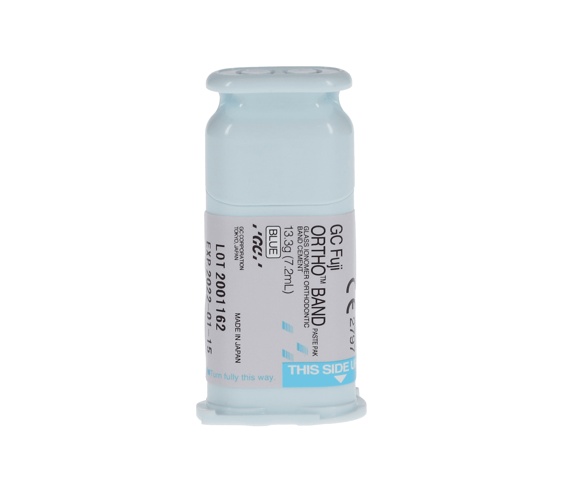 GC Fuji ORTHO BAND Paste Pak Refill, Blue Resin-Modified Glass Ionomer Orthodontic Band Cement, 2 x 13.3 g (7.2 ml) Cartridges & Mixing Pad, 001888 thumbnail 13
