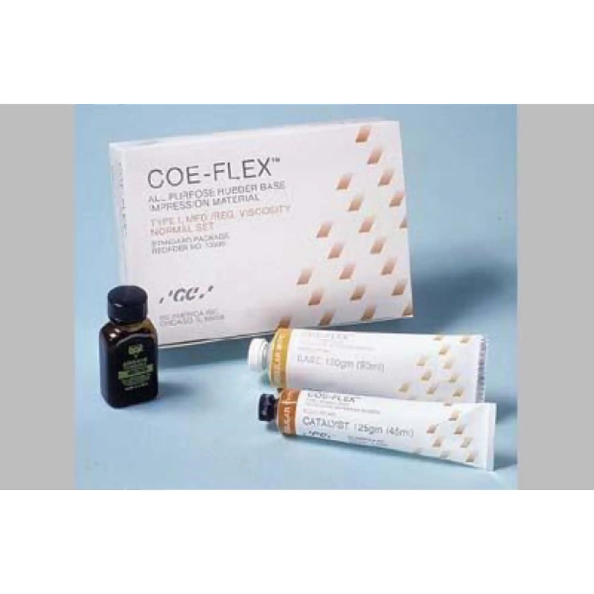 Coe-Flex Lead-Free Polysulfide Impression Material, Regular Body (Medium), Fast Set, Standard Package, 90 mL Base / 45 mL Catalyst / 15 mL Adhesive, 131005 thumbnail 7