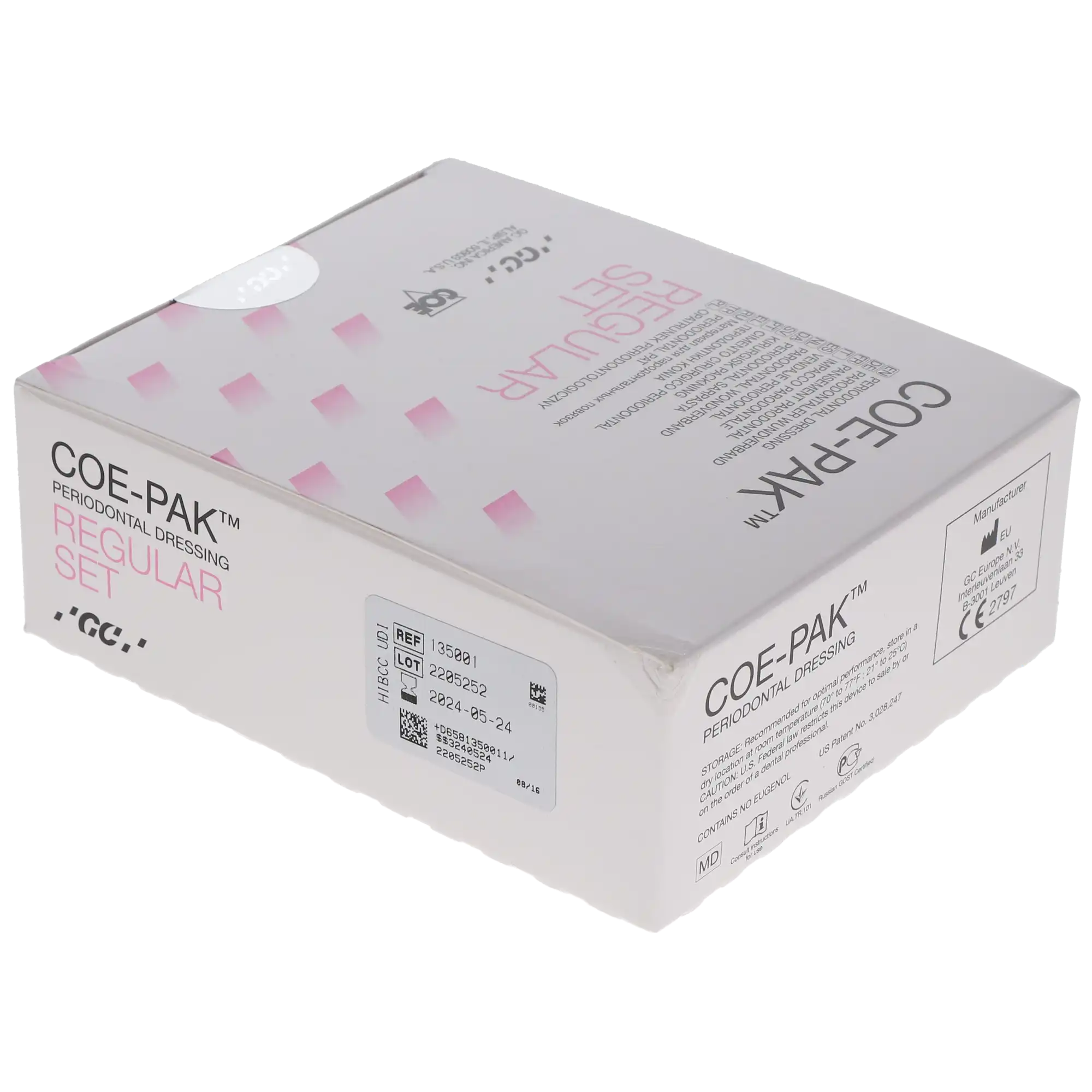 Coe-Pak Periodontal Dressing, Regular Set, Standard Package, 90 g Base & 90 g Catalyst, 135001 thumbnail 4