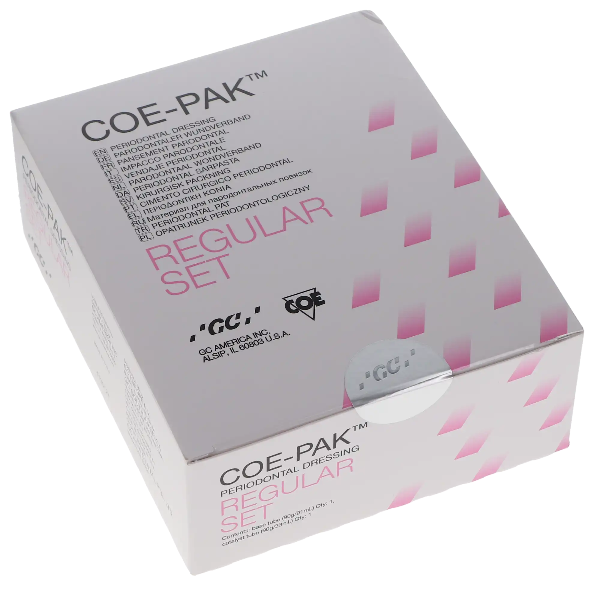 Coe-Pak Periodontal Dressing, Regular Set, Standard Package, 90 g Base & 90 g Catalyst, 135001 thumbnail 5