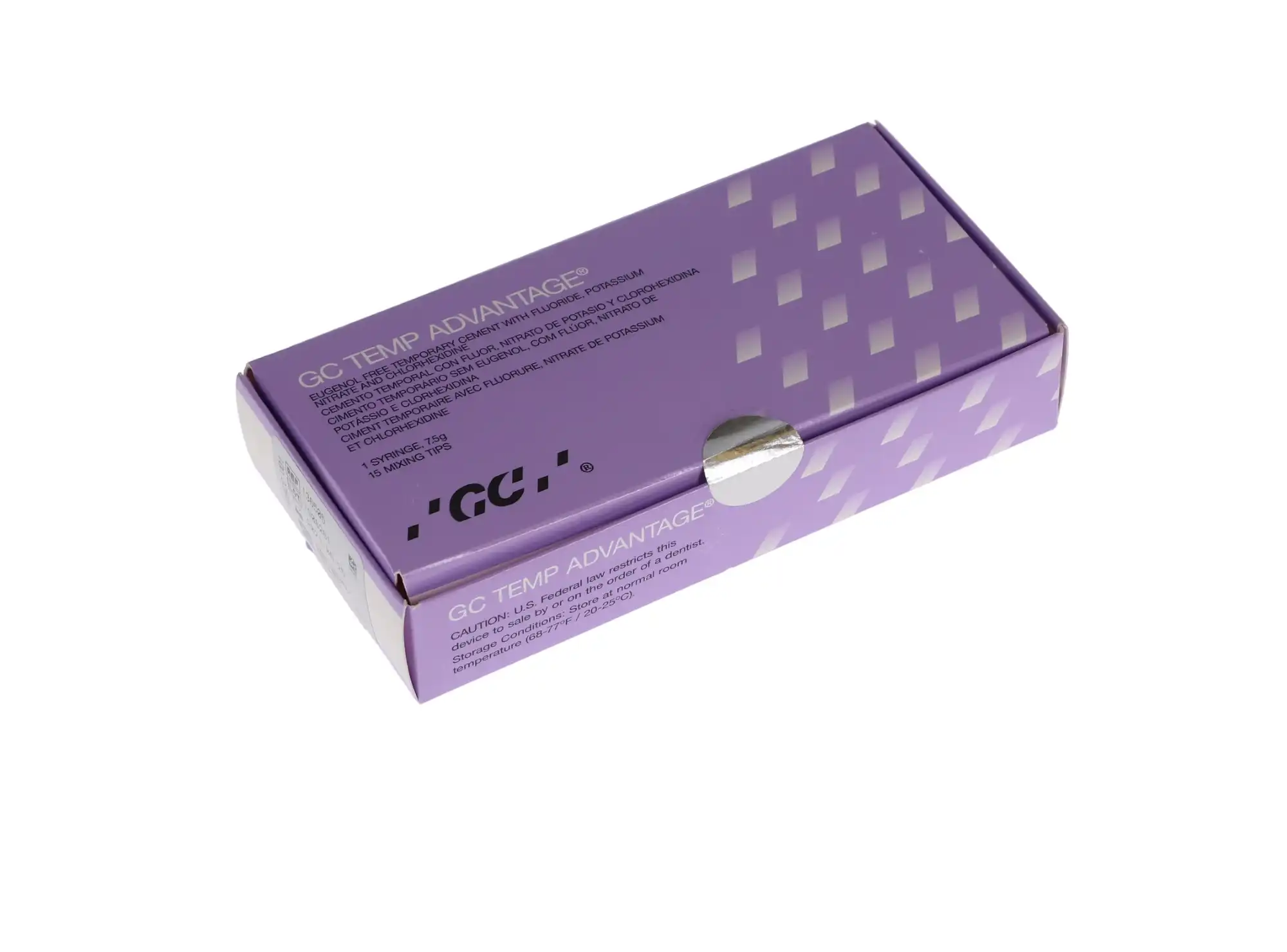 GC Temp Advantage Eugenol-Free Zinc Oxide Temporary Cement, Starter Package, 7.5 g Automix Syringe with 15 Mixing Tips, 136505 thumbnail 13