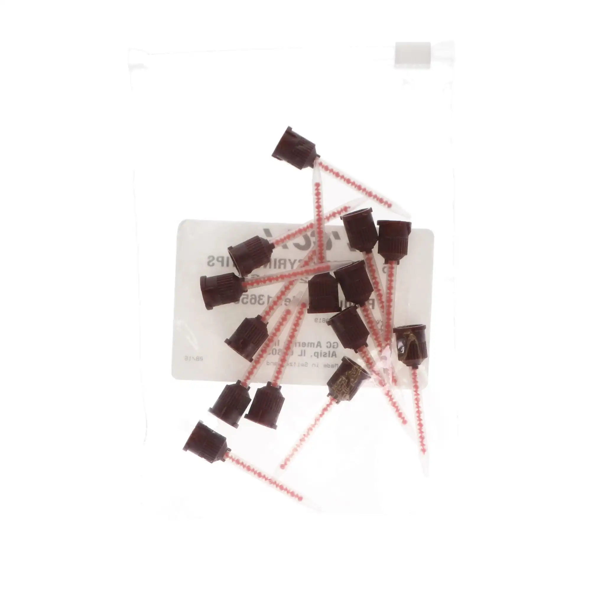 GC Temp Advantage Refill Mixing Tips, Brown/Orange, 15/Pack, 136506 thumbnail 5