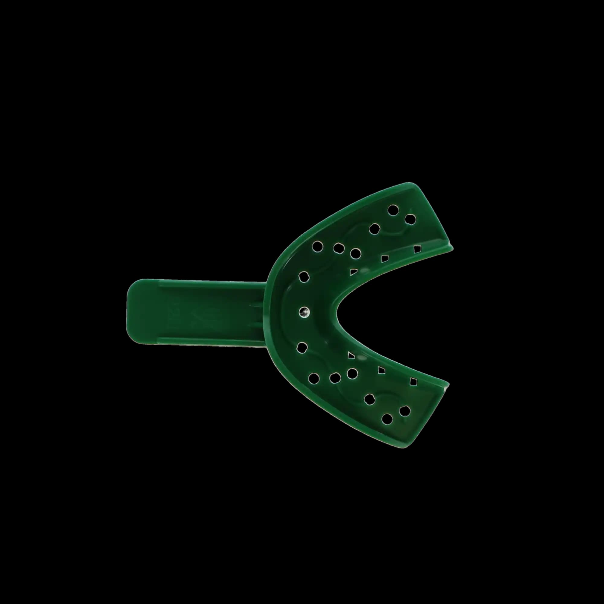 COE Spacer Disposable Perforated Impression Trays, #4D Medium Upper, Full Arch, Green, 12/Bag, 250412 thumbnail 6