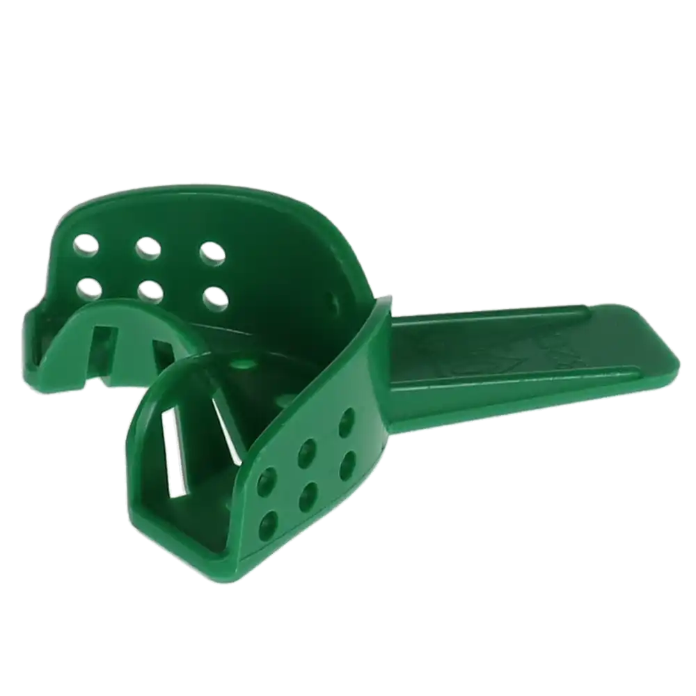 COE Spacer Disposable Impression Trays, #32D Anterior, Perforated, Green, 12/Bag, 253212 thumbnail 3