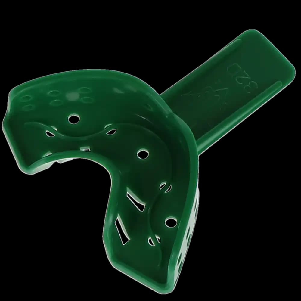 COE Spacer Disposable Impression Trays, #32D Anterior, Perforated, Green, 12/Bag, 253212 thumbnail 4