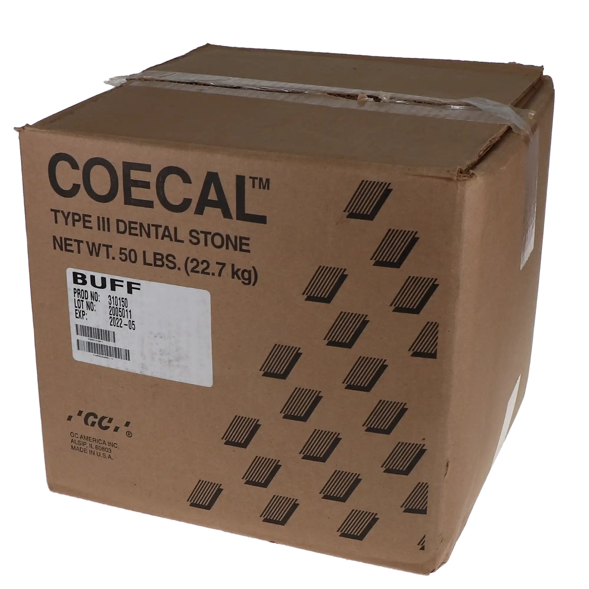 COECAL Type III Laboratory Stone, Buff, 50 lb, 310150 thumbnail 2
