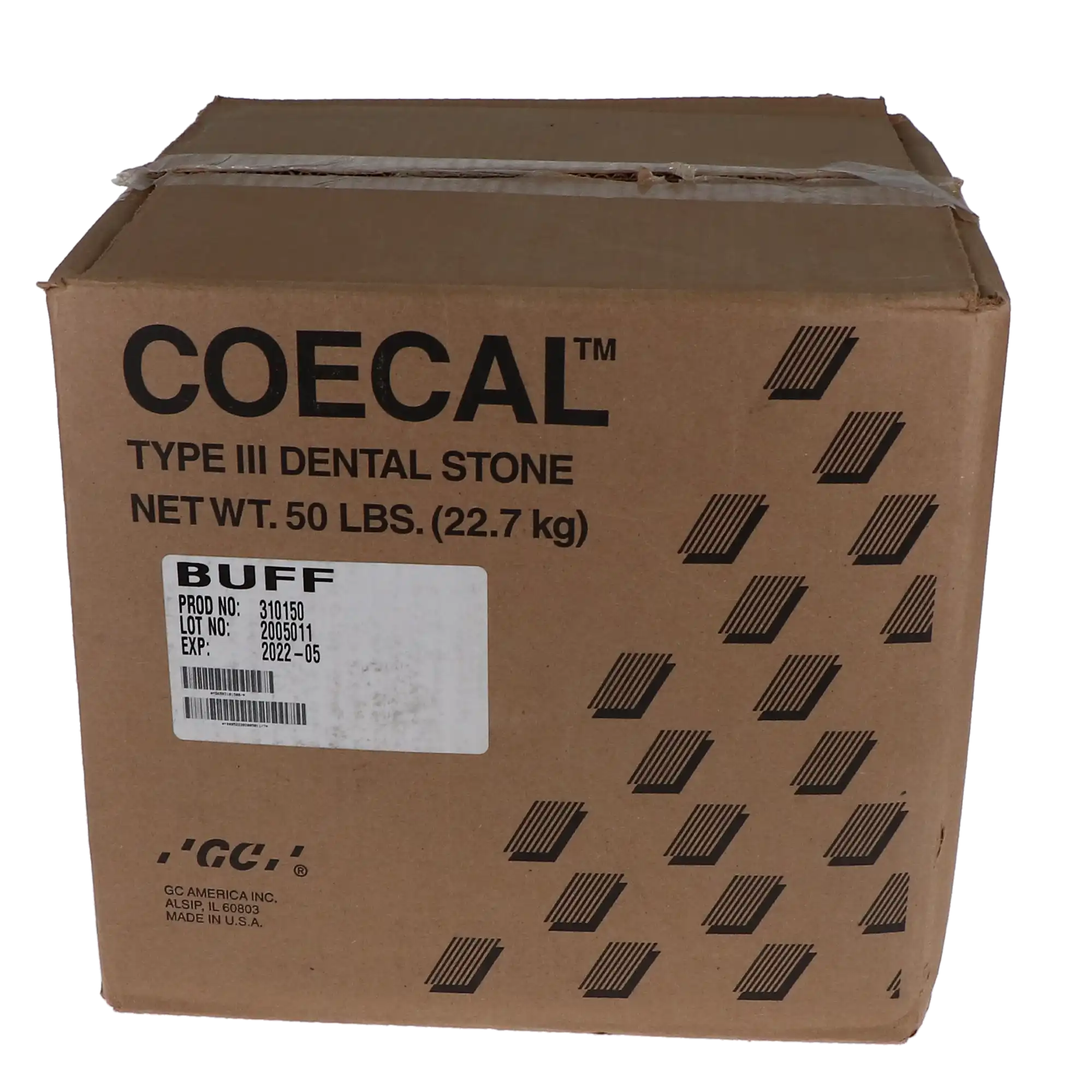COECAL Type III Laboratory Stone, Buff, 50 lb, 310150 thumbnail 3