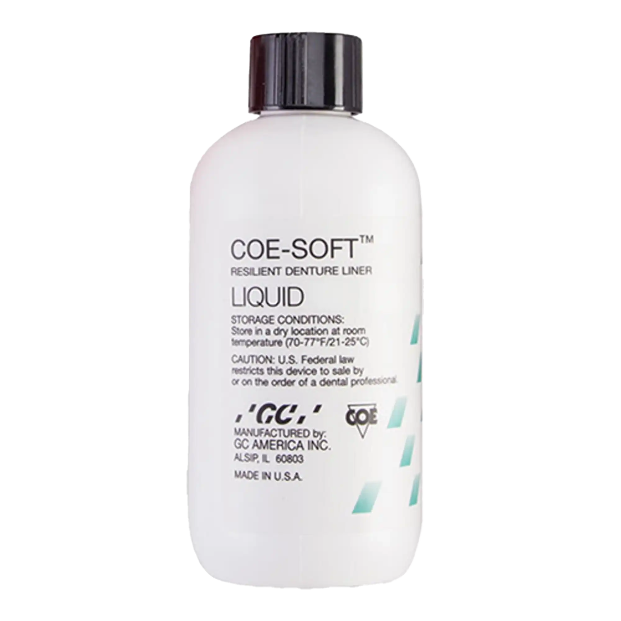 COE-SOFT Resilient Denture Reline Material, Liquid Refill, 5.5 oz Bottle, 344033 thumbnail 2