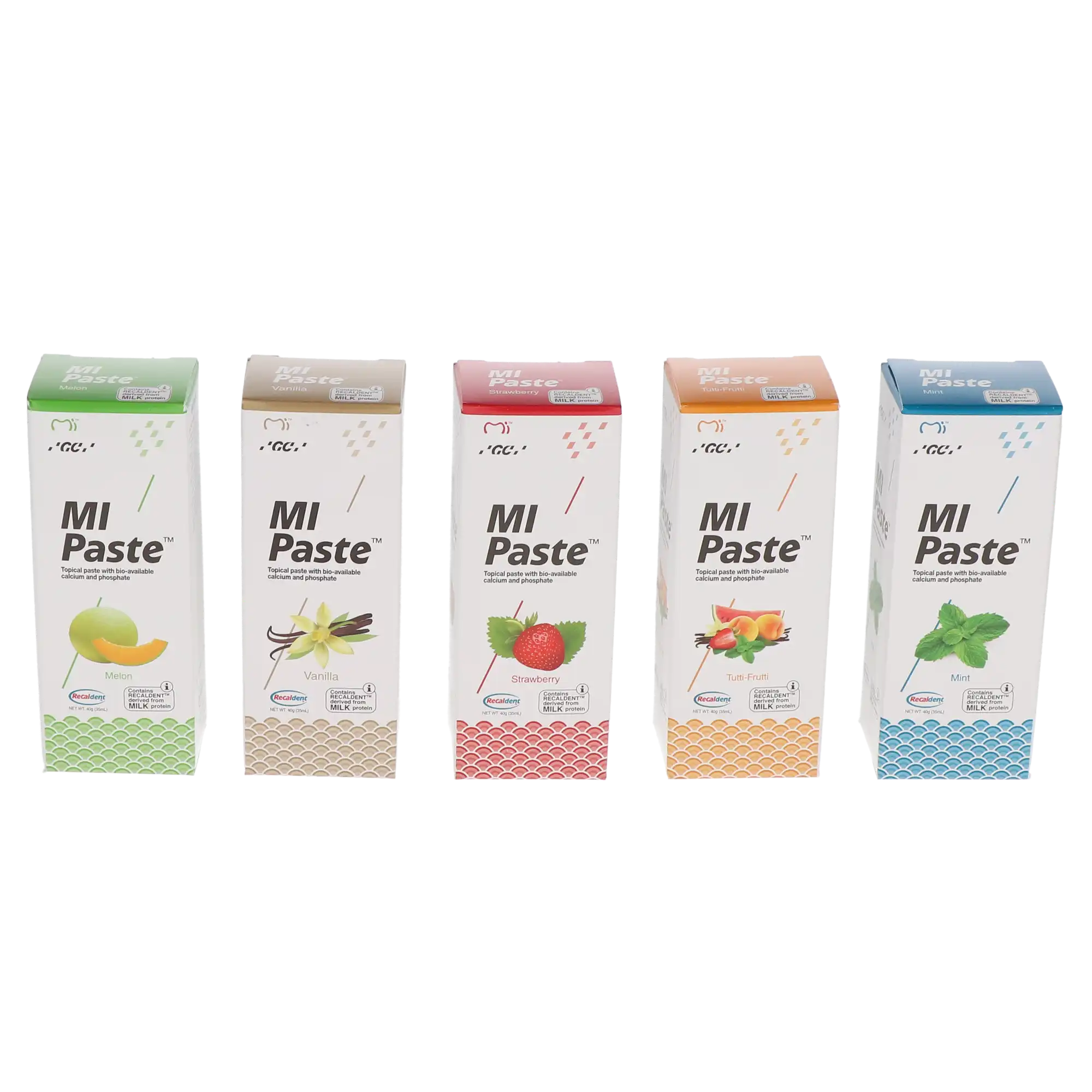 MI Paste Topical Tooth Creme, Assorted Flavors, 40 g Tubes, 10/Box, 422265 thumbnail 8