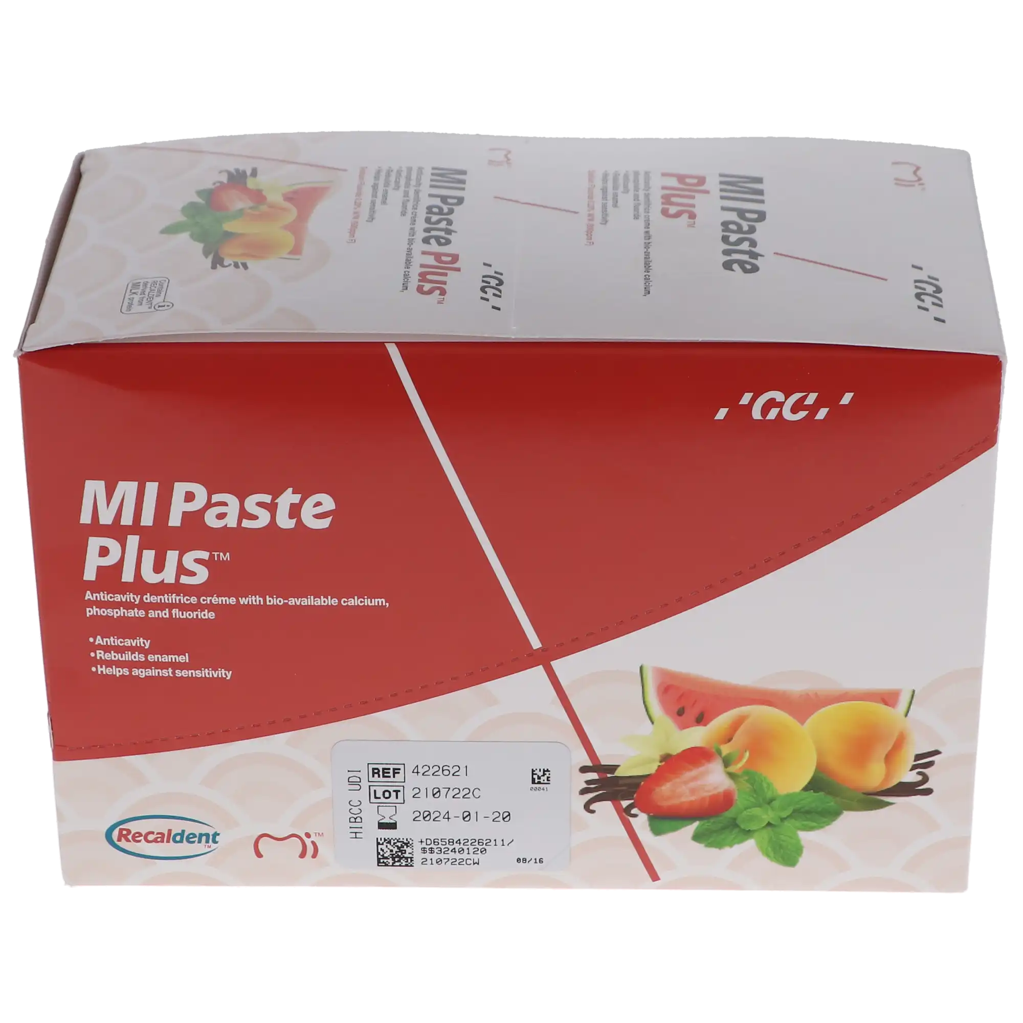 MI Paste Plus Topical Tooth Creme, Mint, 40 g Tube, 10/Box, 422621 thumbnail 12