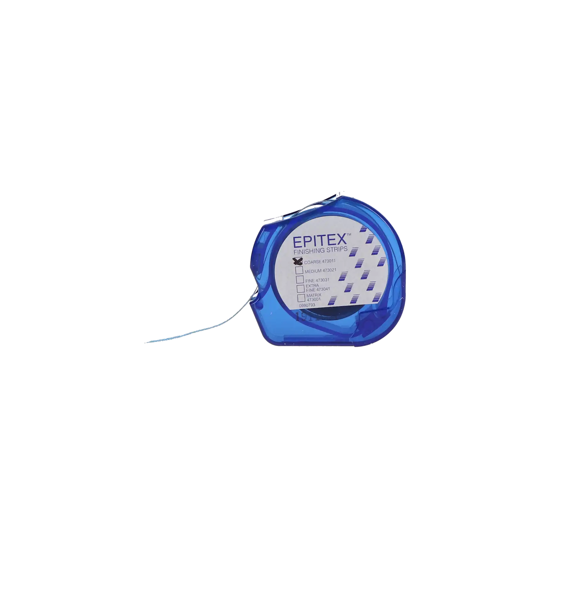 Epitex Finishing and Polishing Strips Refill, Coarse (Blue), 5mm x 10m Reel, 473011 thumbnail 11