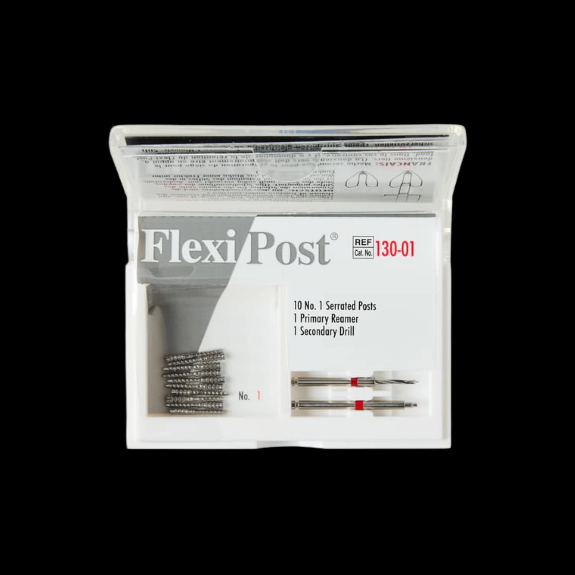 Flexi-Post Stainless Steel Refill Kit, Size 1, Red, 10/Pkg, 130-01 thumbnail 8
