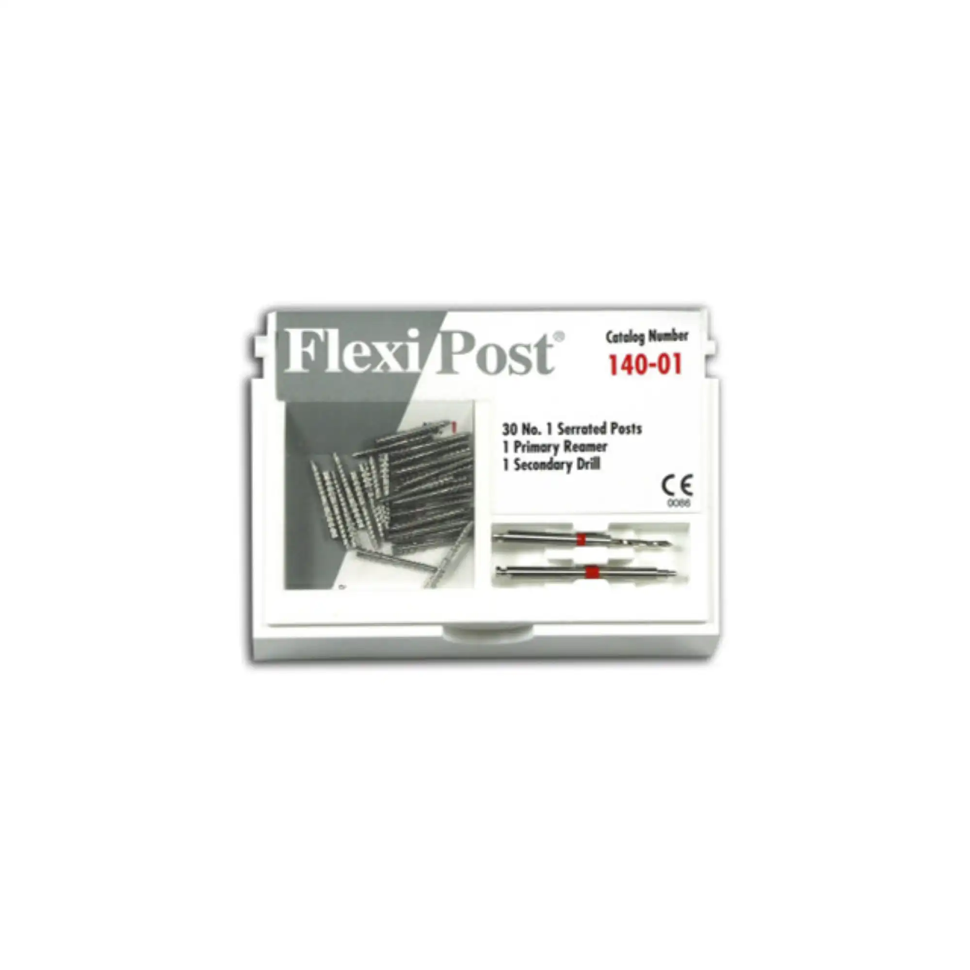 Flexi-Post Stainless Steel Economy Refill, Size #1, Red, 30/Pk, 140-01 thumbnail 5