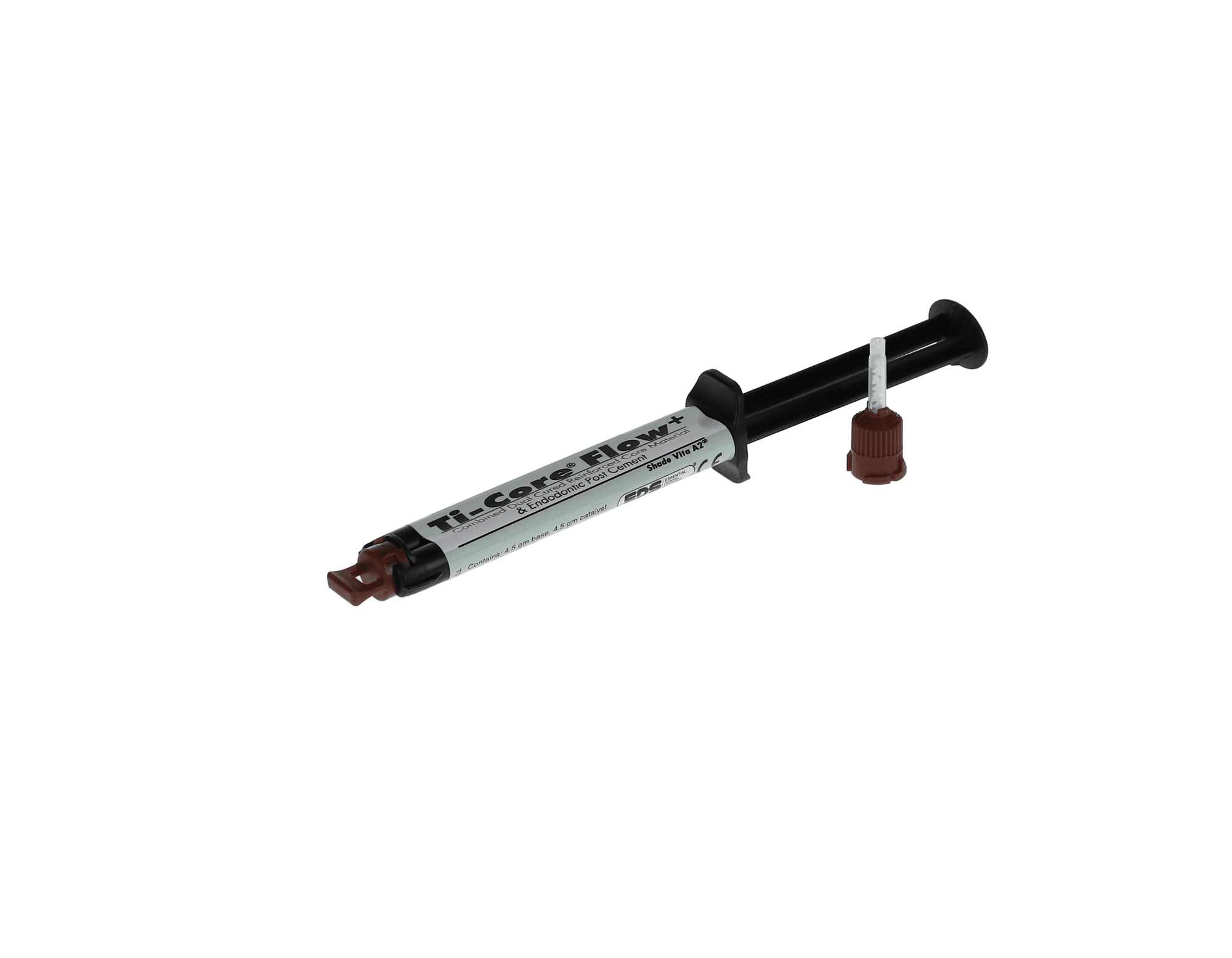 Ti-Core Flow+ Automix Dual-Cure Core Build-Up Material & Post Cement, Vita A2, Complete Kit, 2 x 4.5 g Syringes, 832-00 thumbnail 16
