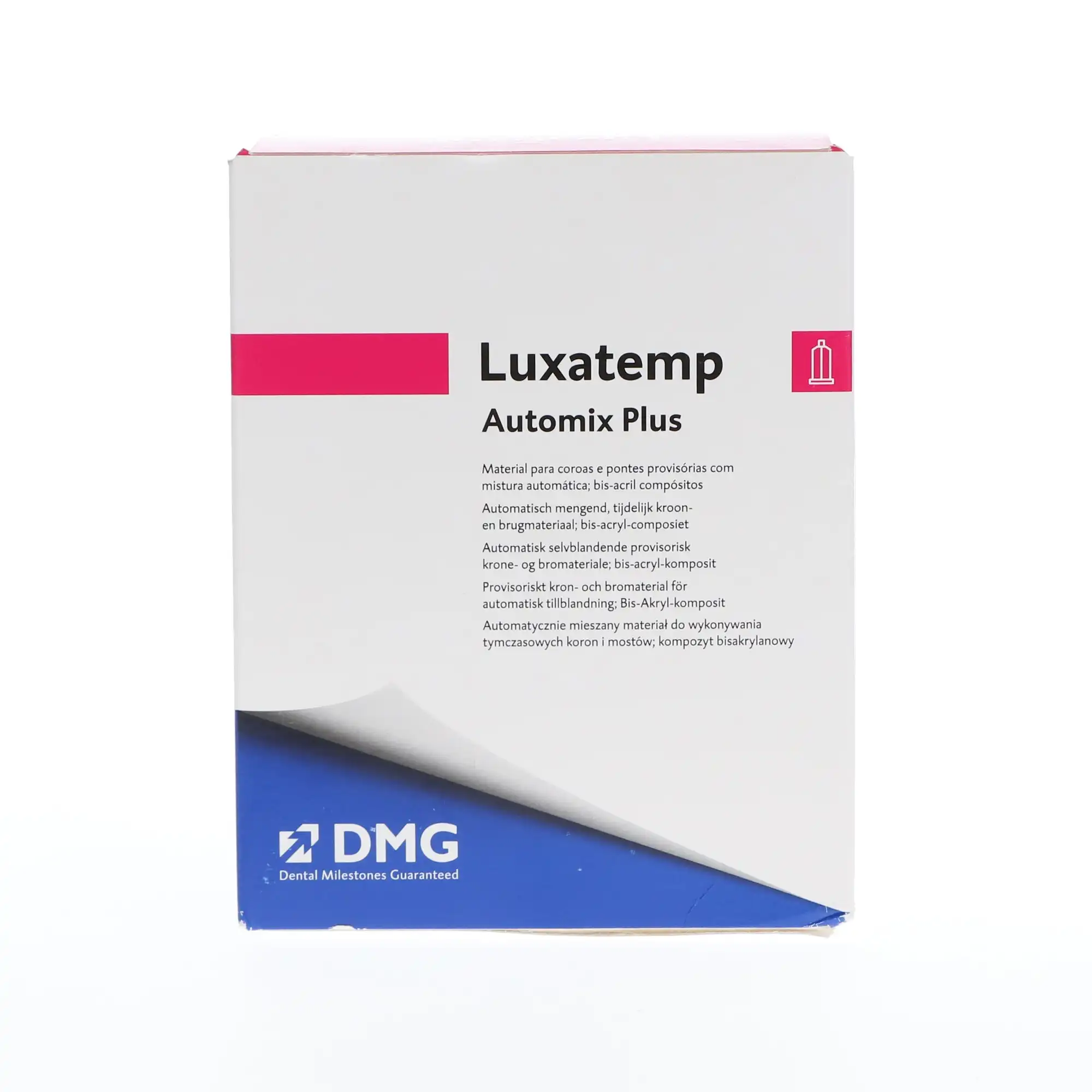 Luxatemp Automix Plus Temporary Crown & Bridge Material, Refill Kit, 76 g Cartridge, Shade A1, 15 Automix Tips, 110401 thumbnail 4