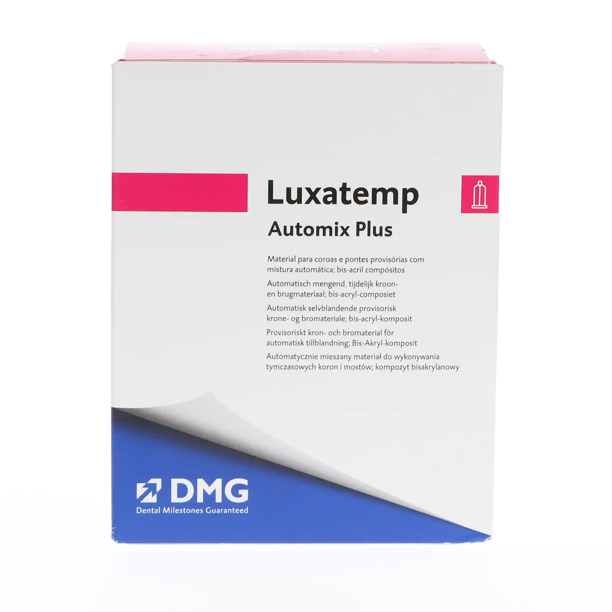 Luxatemp Automix Plus Temporary Crown & Bridge Material, Refill, 76 g Cartridge, Shade A3.5, 1/Pk, 110403 thumbnail 7