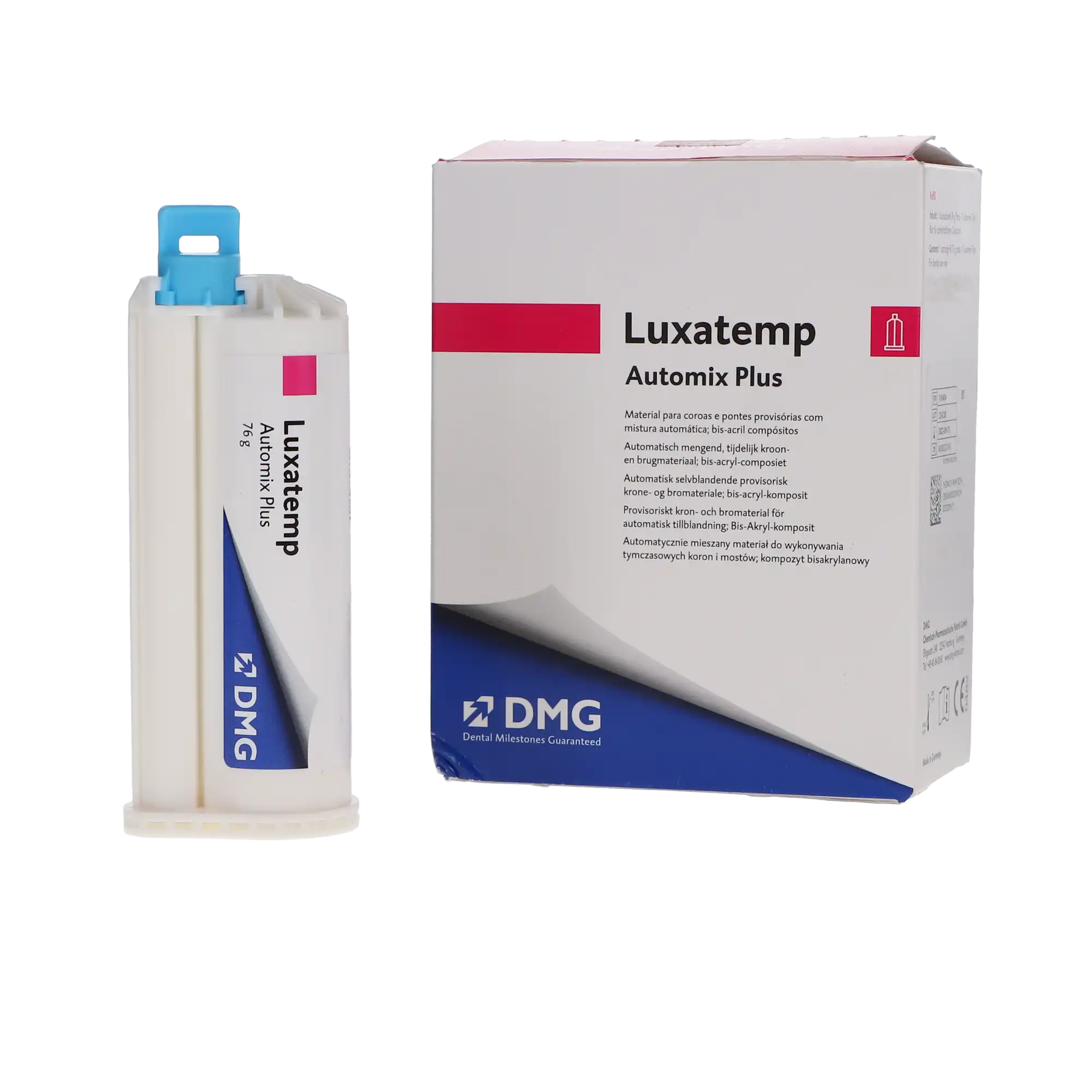 Luxatemp Automix Plus Temporary Crown & Bridge Material, Shade B1, 76 g Cartridge Refill with 15 Automix Tips, 110404 thumbnail 9