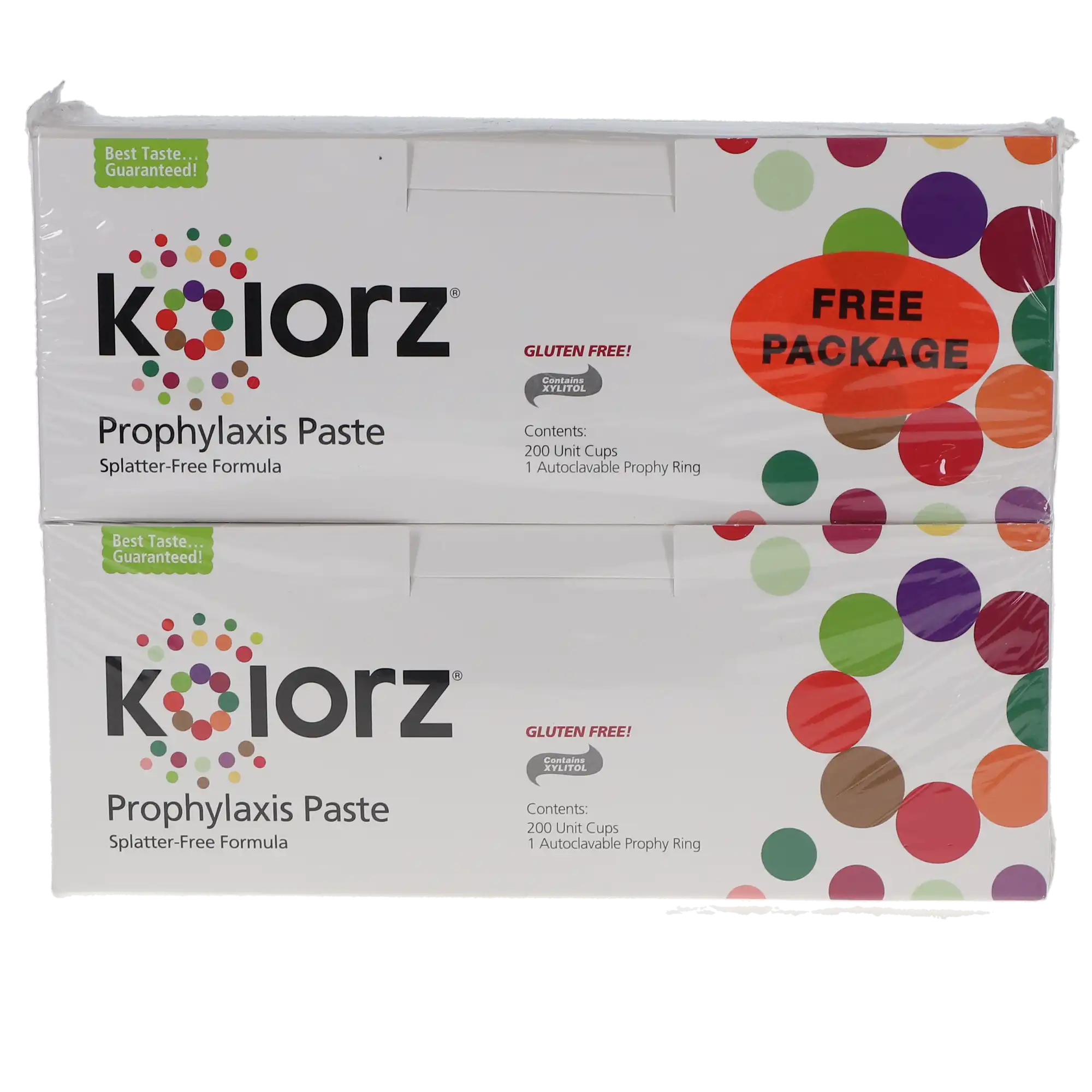 Kolorz Prophy Paste, Triple Mint, Coarse Grit, 1.23% APF Fluoride, Unit-Dose Cups, 2 x 200/Box, 788403 thumbnail 10
