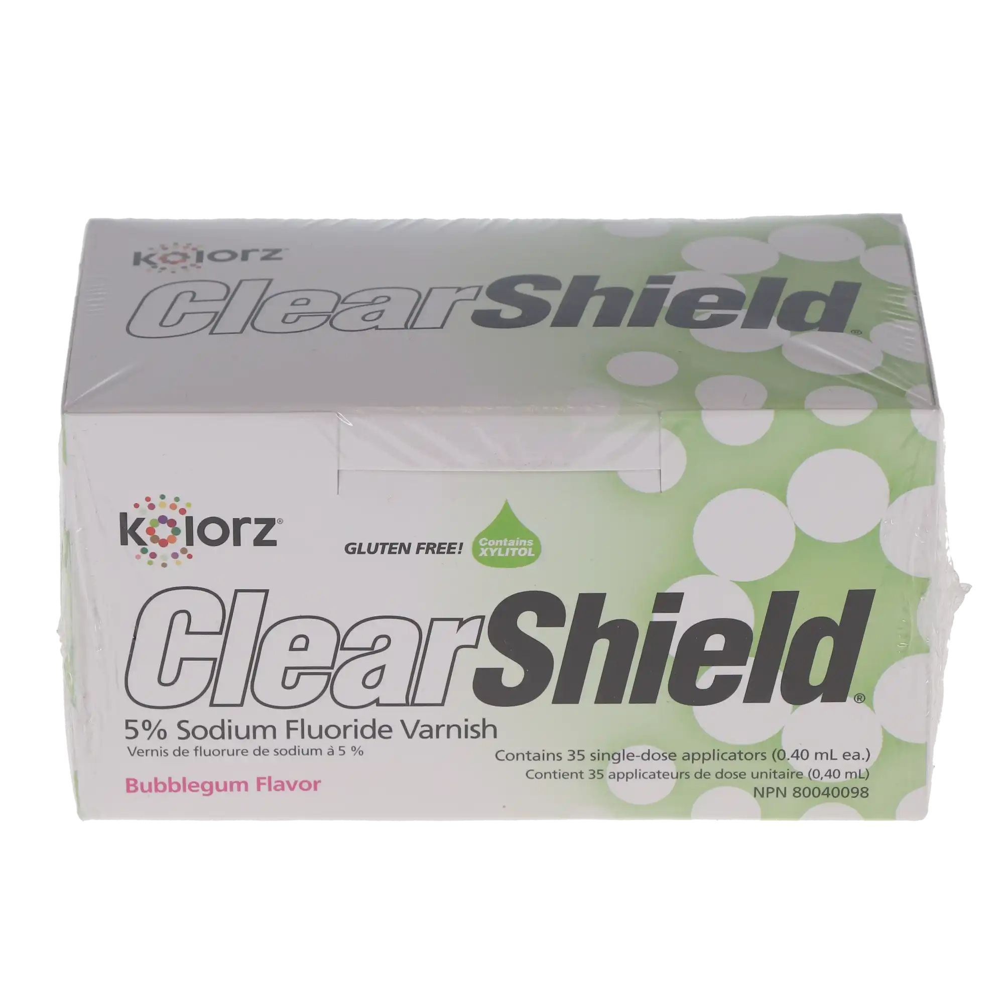 Kolorz ClearShield Fluoride Varnish, 5% NaF, Bubblegum, 0.4 mL Unit Dose, 35/Pk, 799503 thumbnail 8