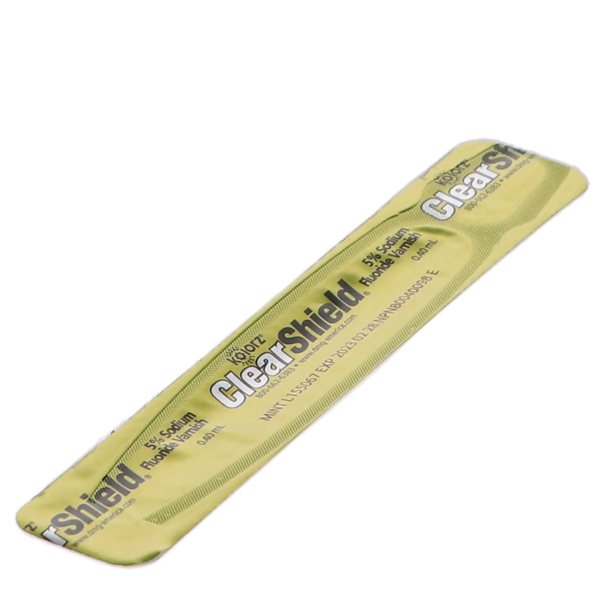 Kolorz ClearShield 5% Sodium Fluoride Varnish, Mint, 0.4 mL Unit Doses, 200/Pk, 799507 thumbnail 4