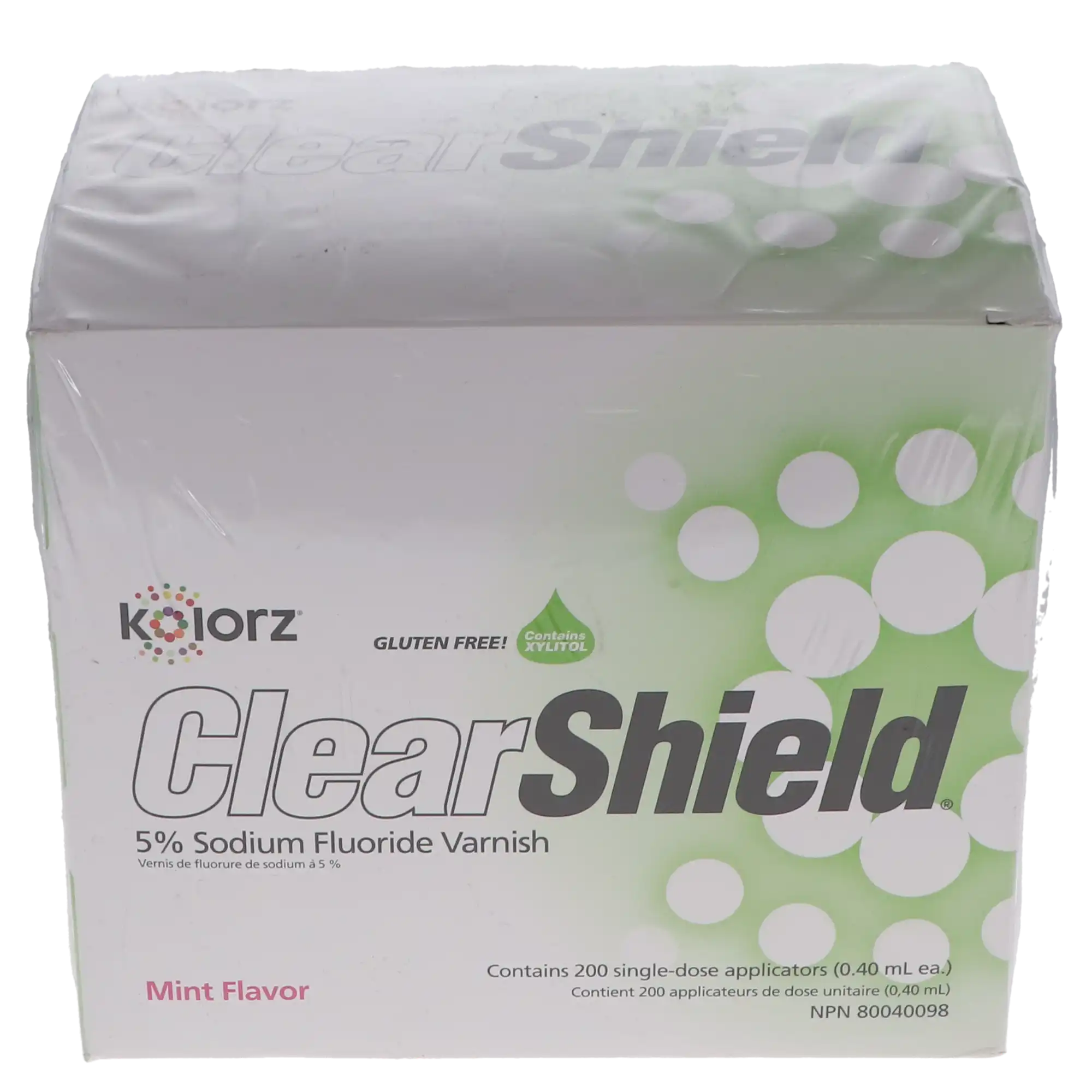 Kolorz ClearShield 5% Sodium Fluoride Varnish, Mint, 0.4 mL Unit Doses, 200/Pk, 799507 thumbnail 5