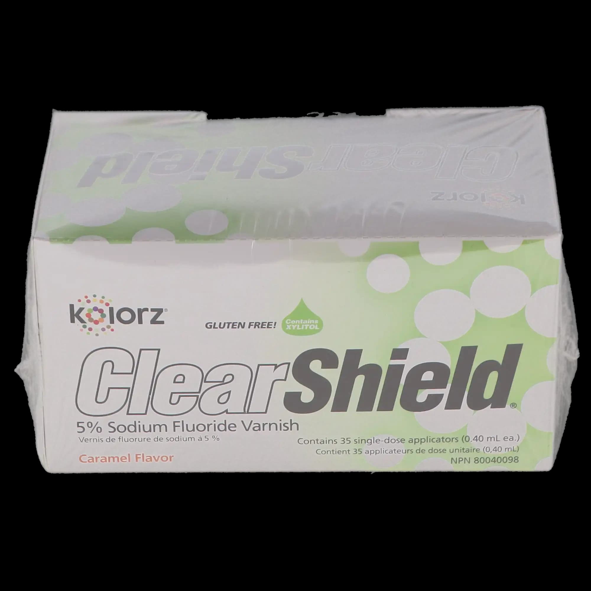 Kolorz ClearShield Fluoride Varnish, 5% NaF, Caramel, 0.4 mL Unit Dose, 35/Pk, 799516 thumbnail 8