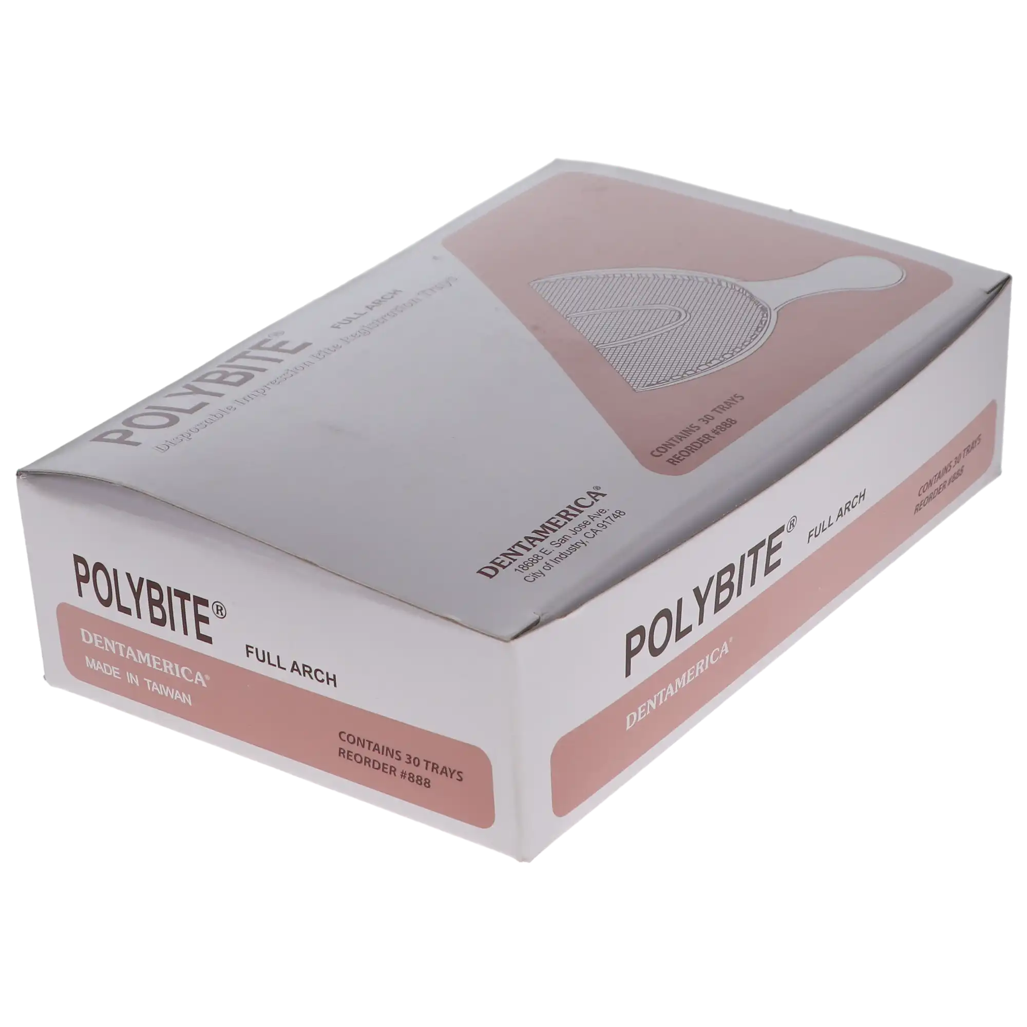 Polybite Disposable Full Arch Bite Registration Tray, 3-in-1, 30/Box, 888 thumbnail 8
