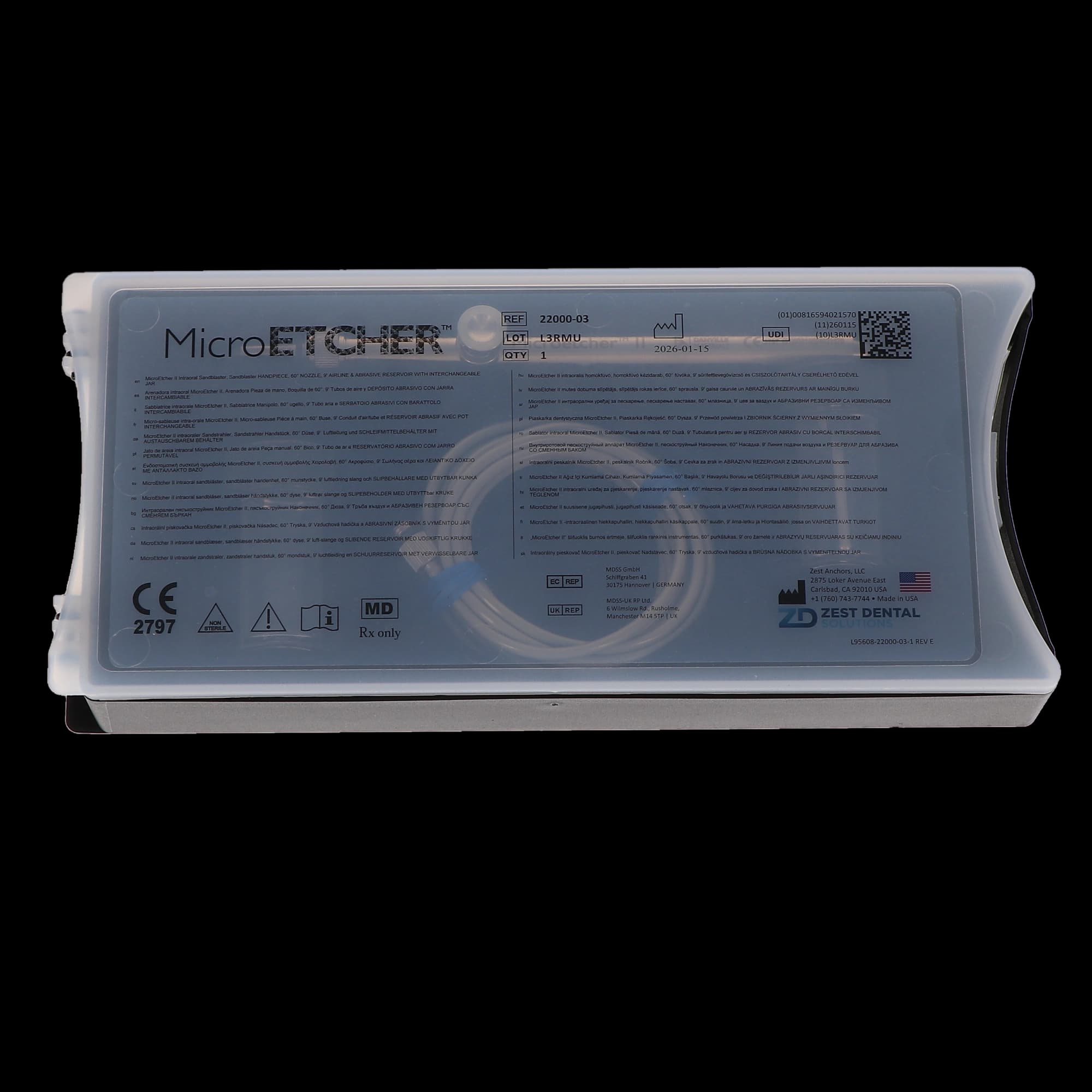 MicroEtcher II Intraoral Sandblaster Complete Kit, 1/Pk, 22000-03 thumbnail 11