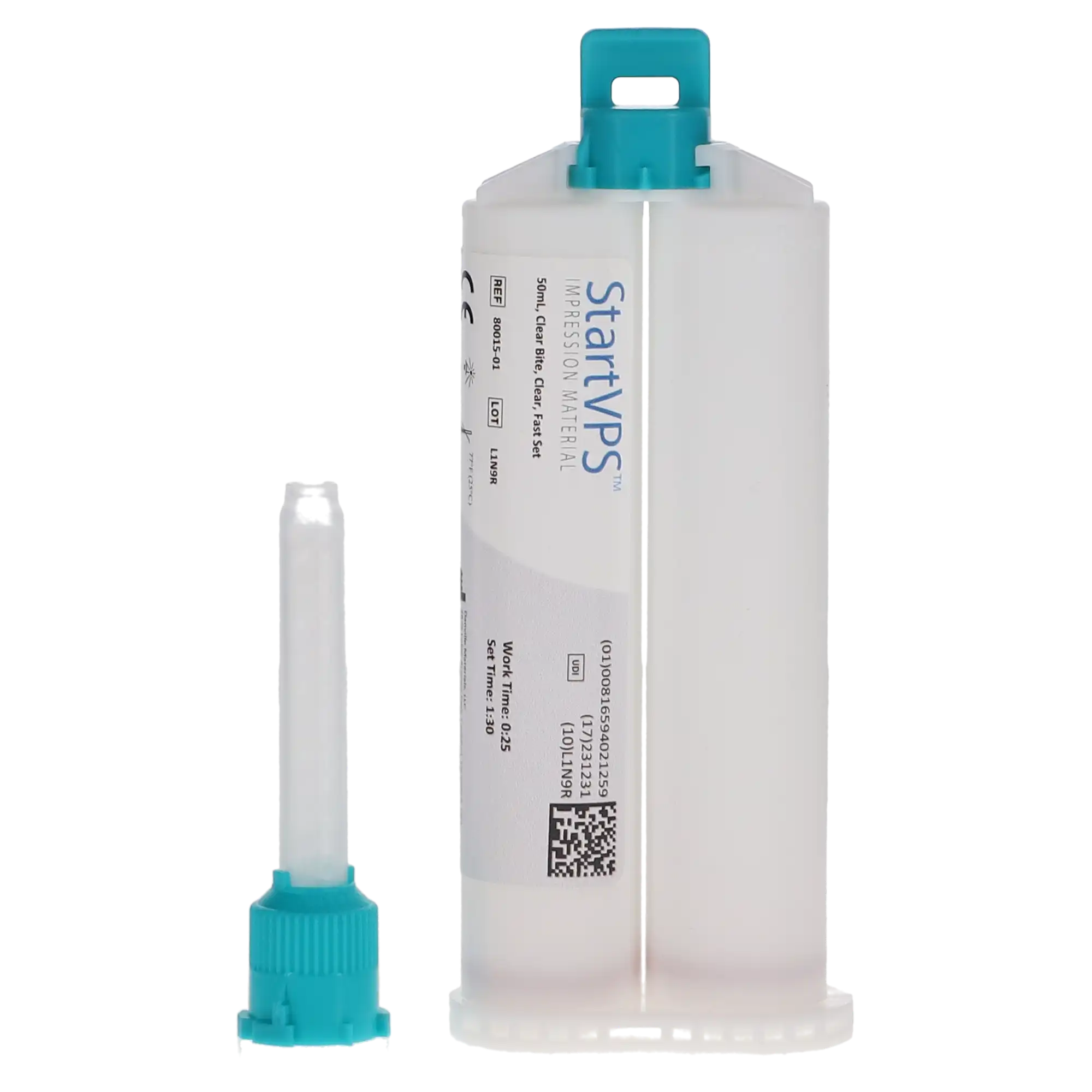 Start VPS Clear Bite Registration Material, Regular Set, 50 mL Cartridges, 4/Pk, 80015-01 thumbnail 6