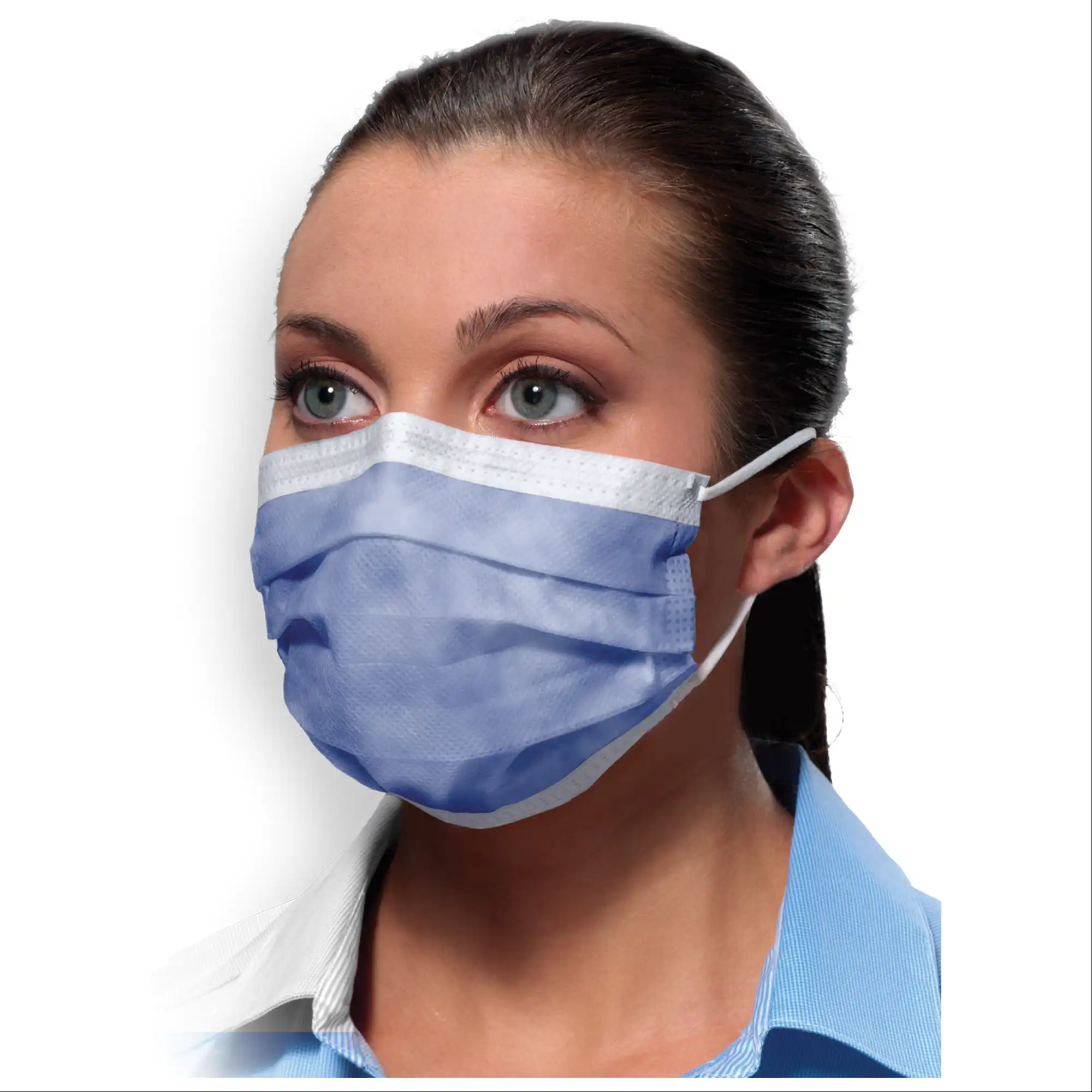 Isofluid Earloop Face Masks, ASTM Level 1, Lavender, Latex-Free, 50/Box, GCILV thumbnail 9