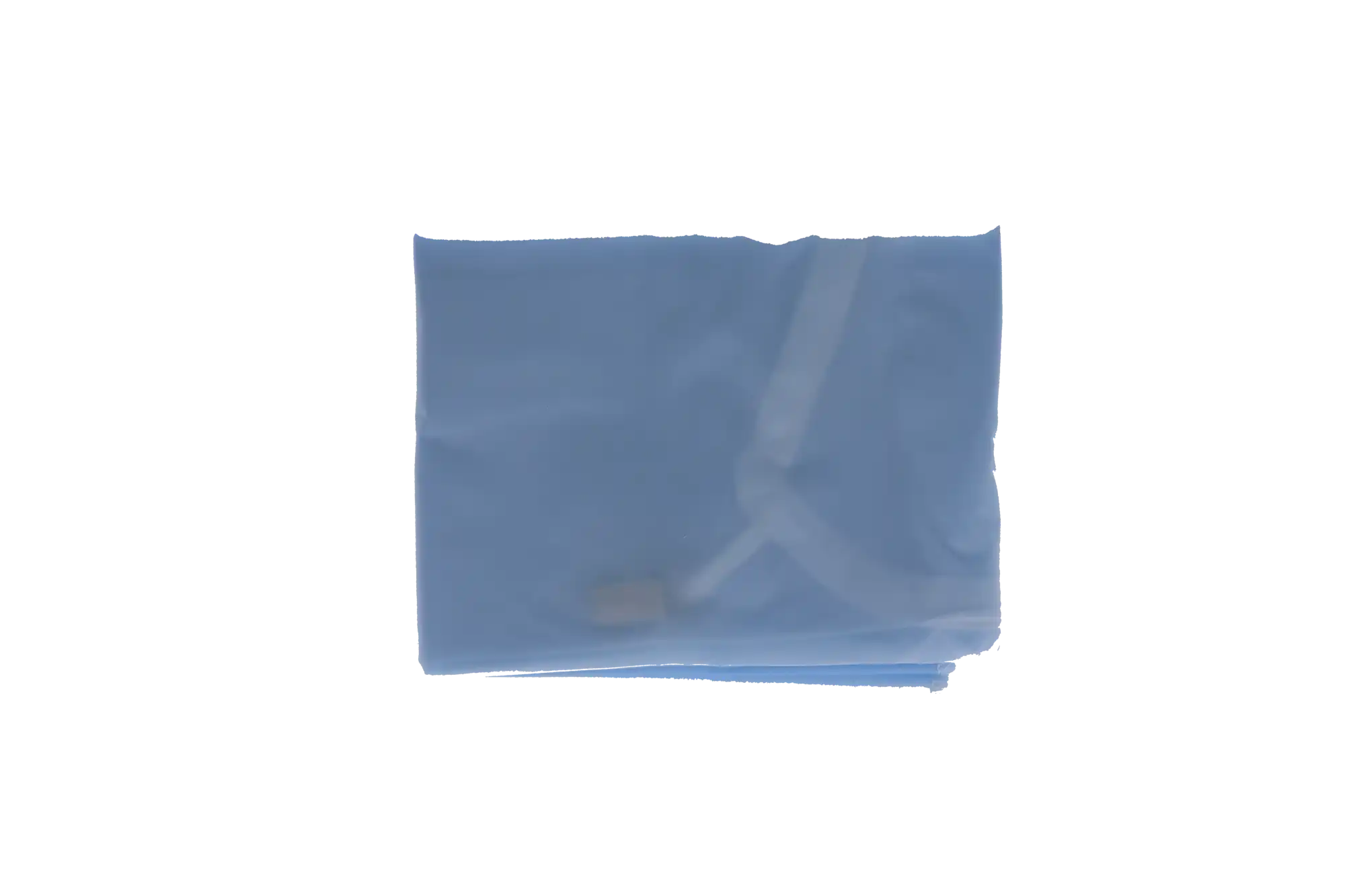 Crosstex Patient Barrier Apron, Plastic, Knee Length, 27" x 44", Blue, NP4BL thumbnail 4