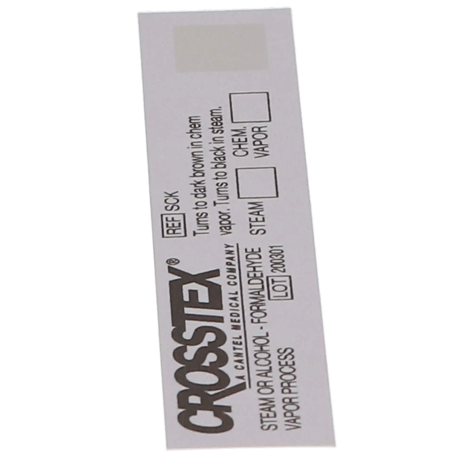 Crosstex Sure-Check Class 4 Chemical Indicator Strips, Steam & Chemical Vapor, White, 3.75" x 0.625", 100/Box, SCK thumbnail 4